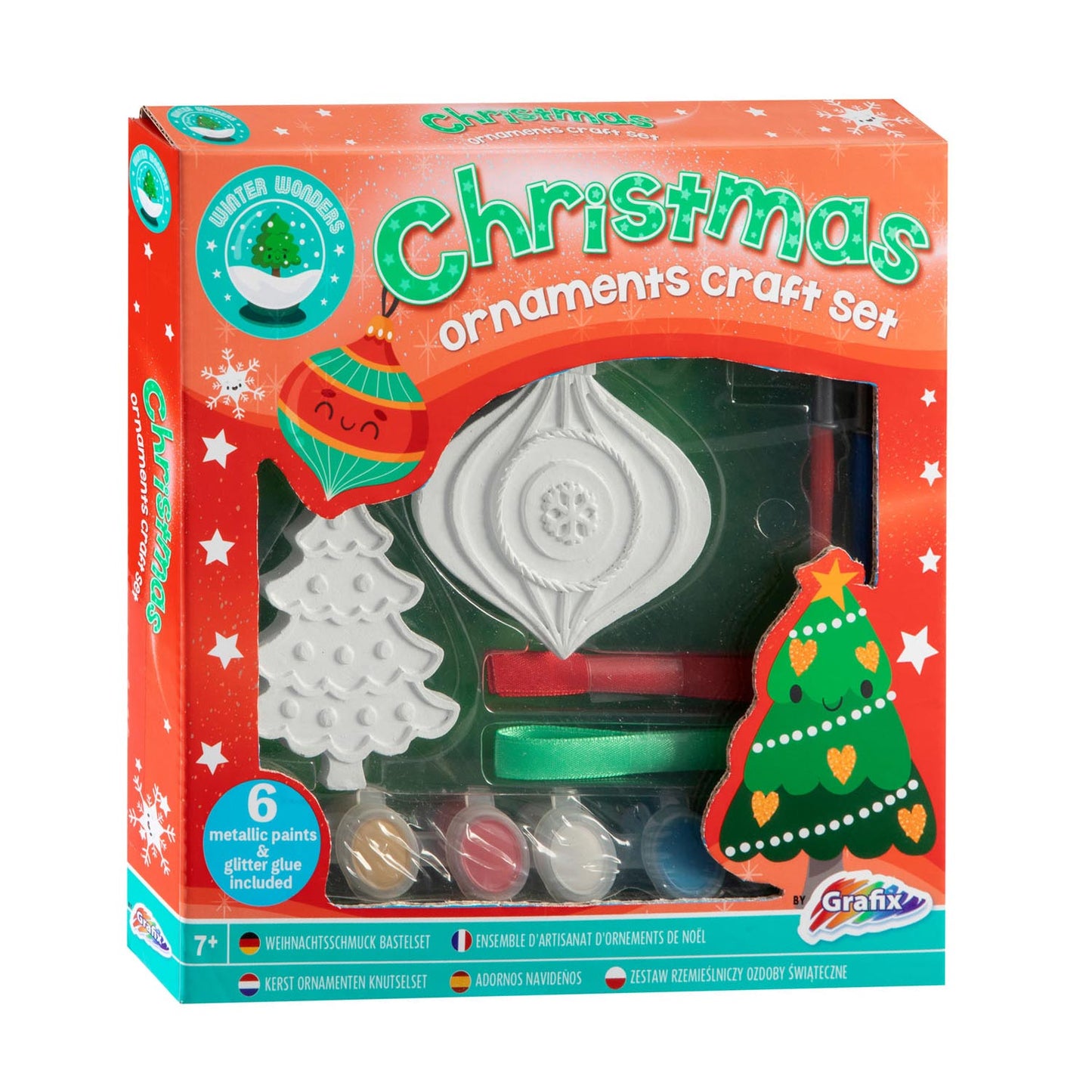 Juego de ornamentos navideños de Navidad set de artesanía