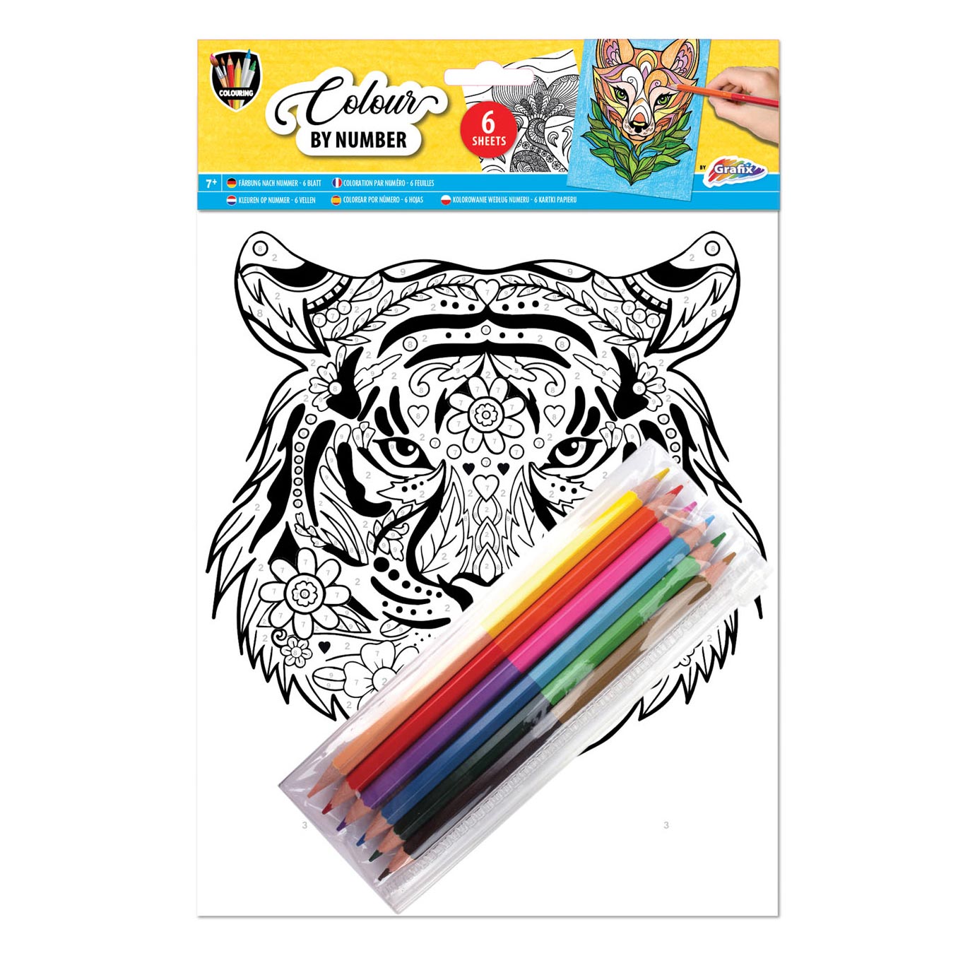 Grafix Colors al numero A4 - Leeuw