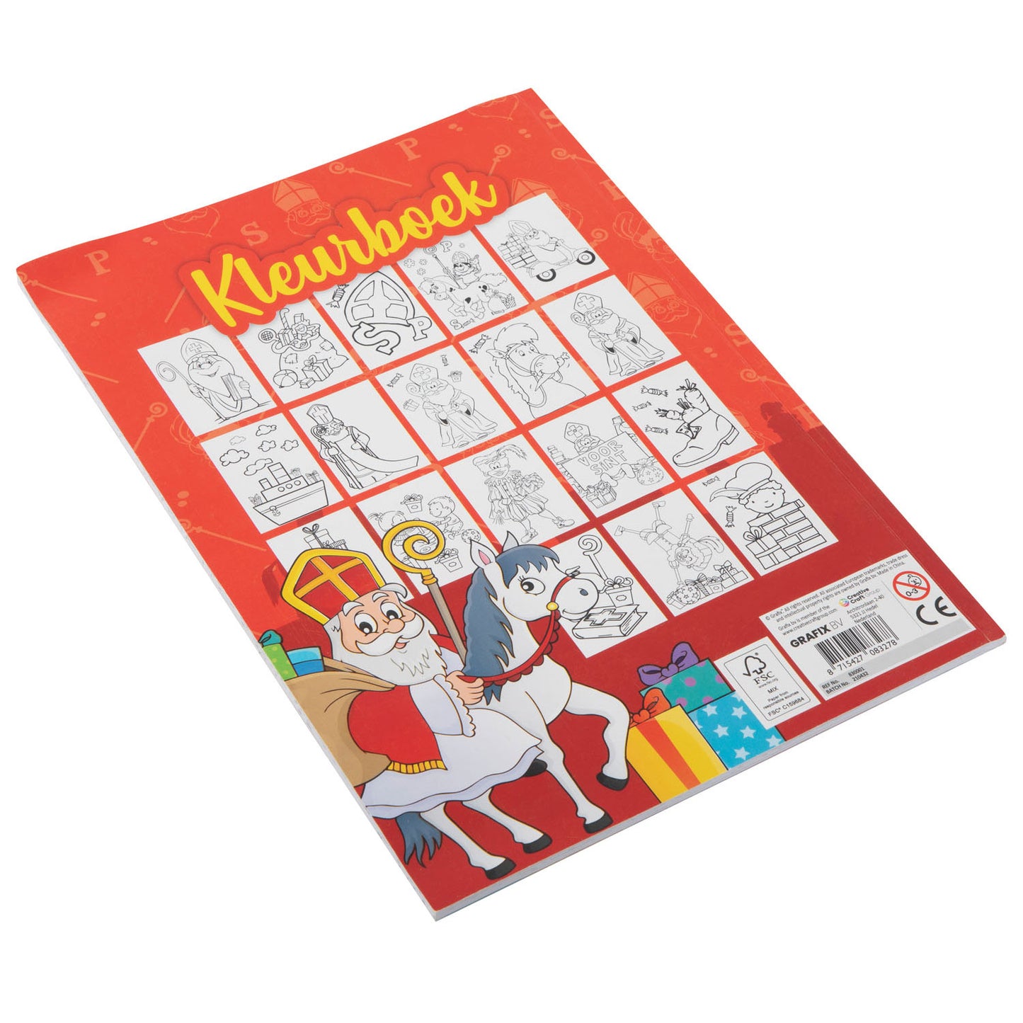 Libro da colorare Sinterklaas