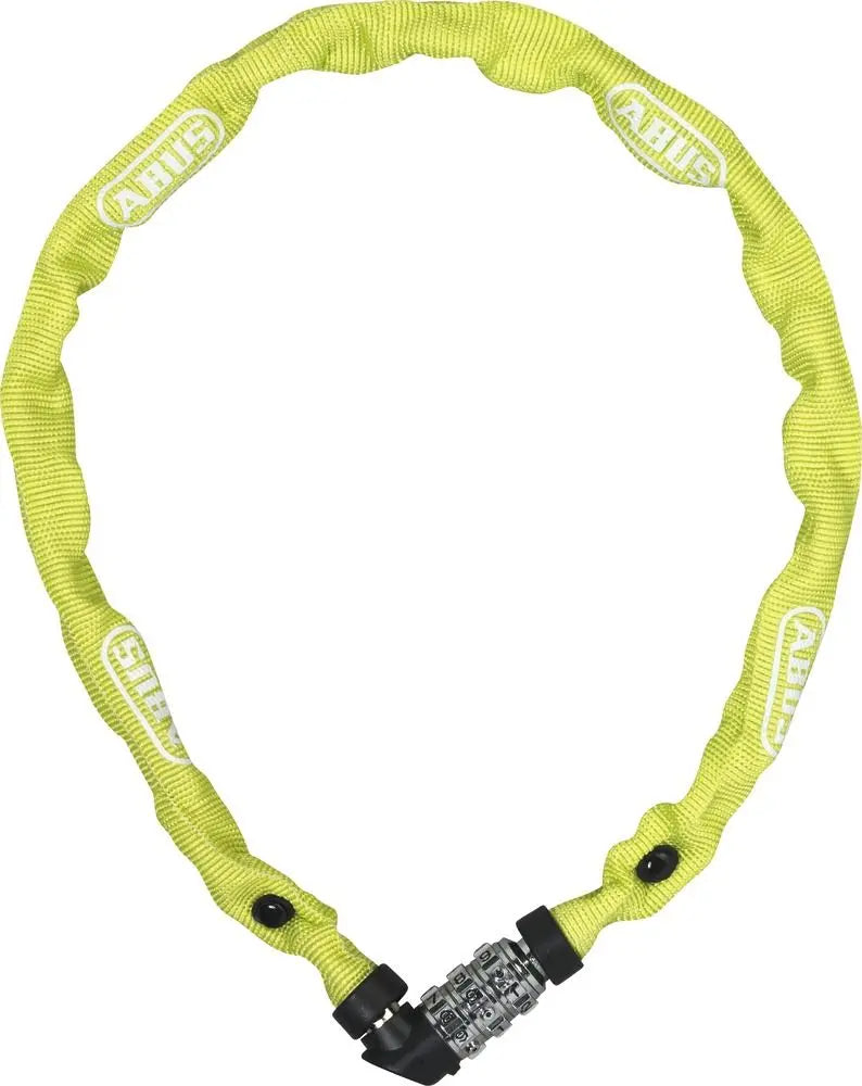Abus candado de cadena 1200 web verde limón 60cm
