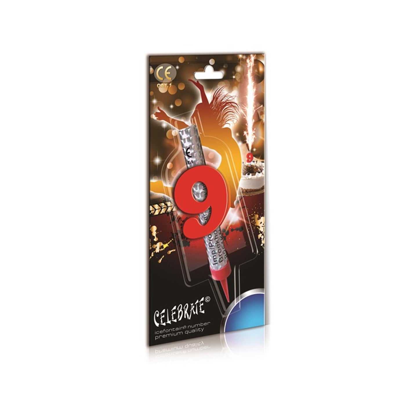 Fuente de hielo con no. 9