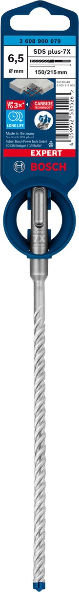 Bosch expert sds plus-7x hamerboor 6,5 x 150 x 215 mm