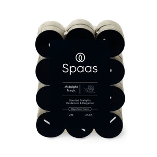 Spaas Geurthelicht Block Packing x24 4.5h - Midnight Magic