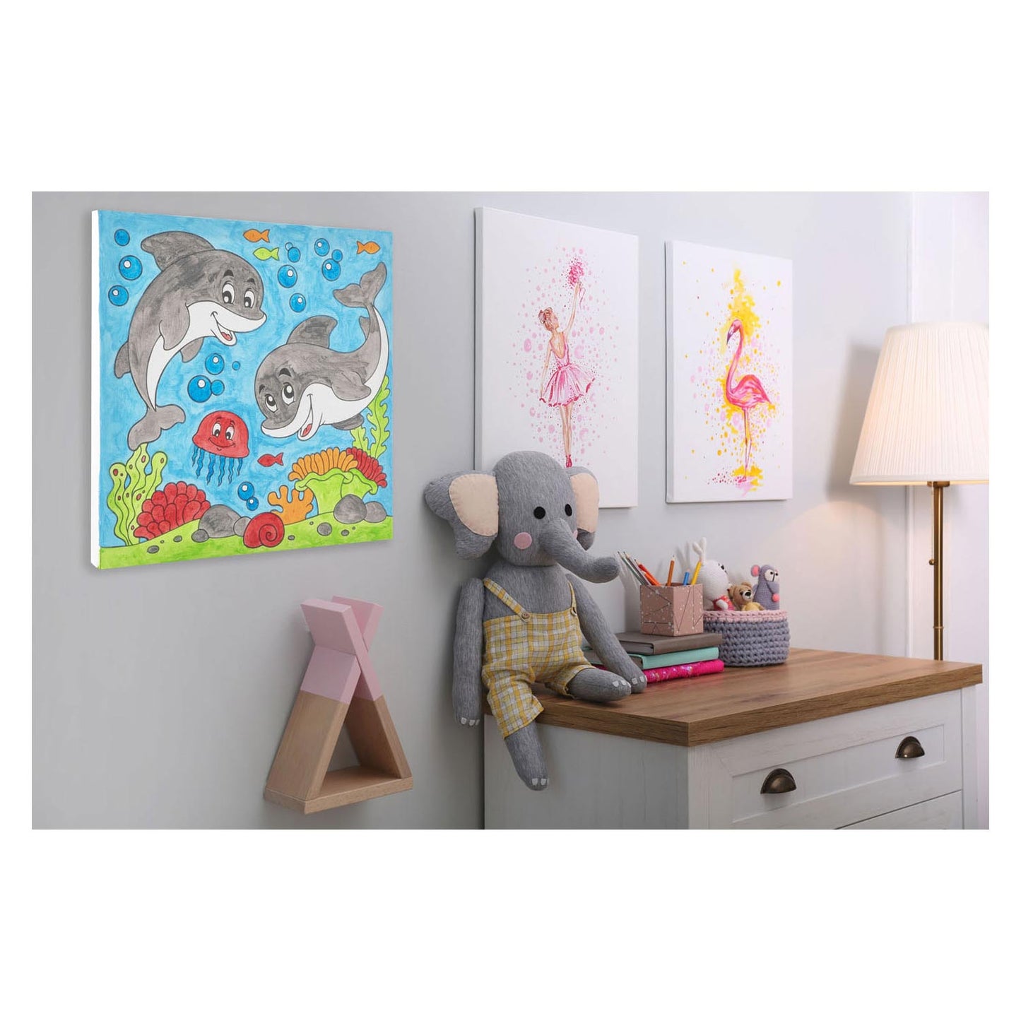 Pintura por número - delfines