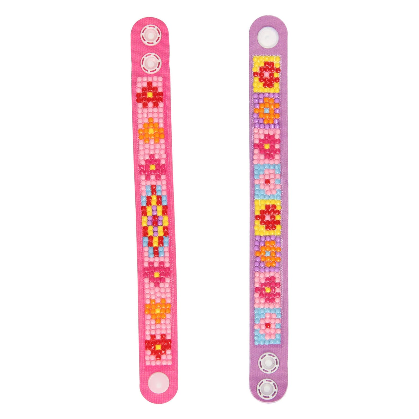 Pulseras de pintura de diamantes Grafix Pink, 2st.