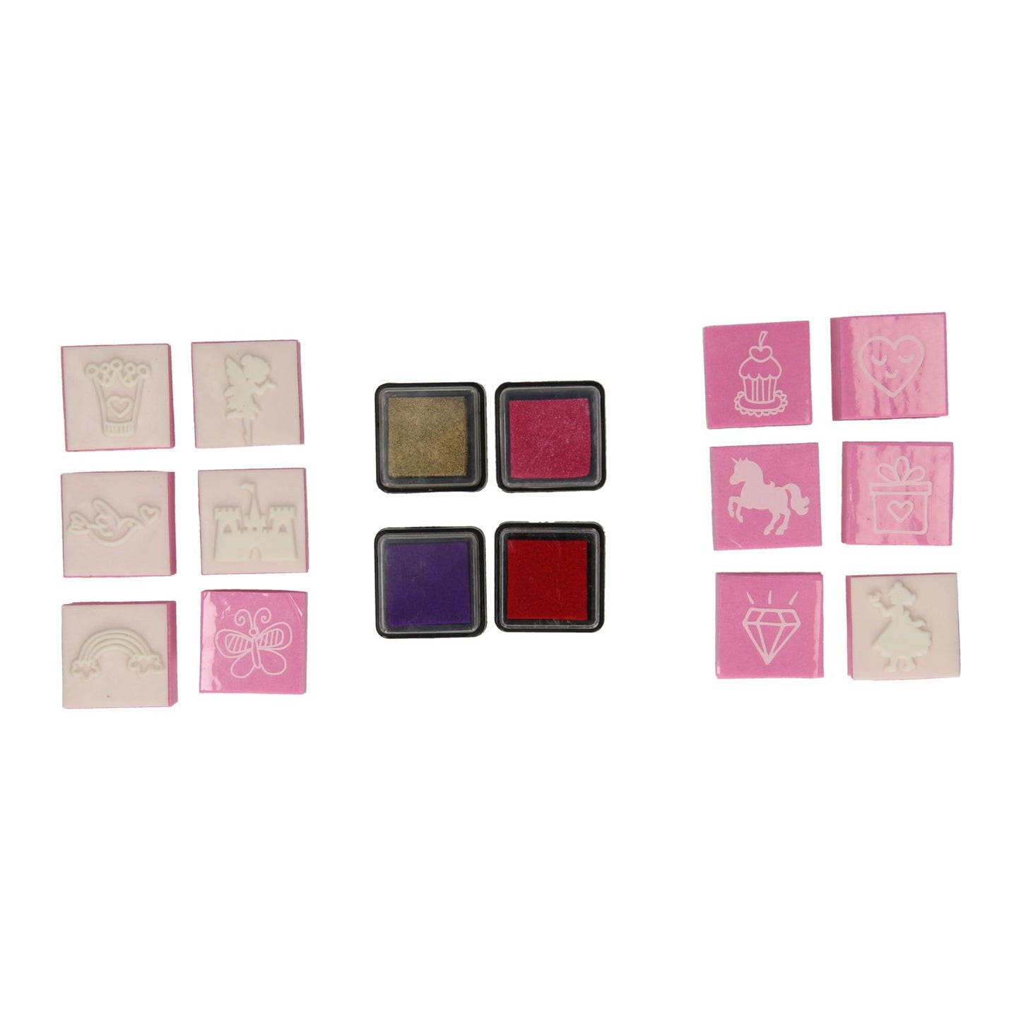 Juego de sellos de espuma Grafix Pink