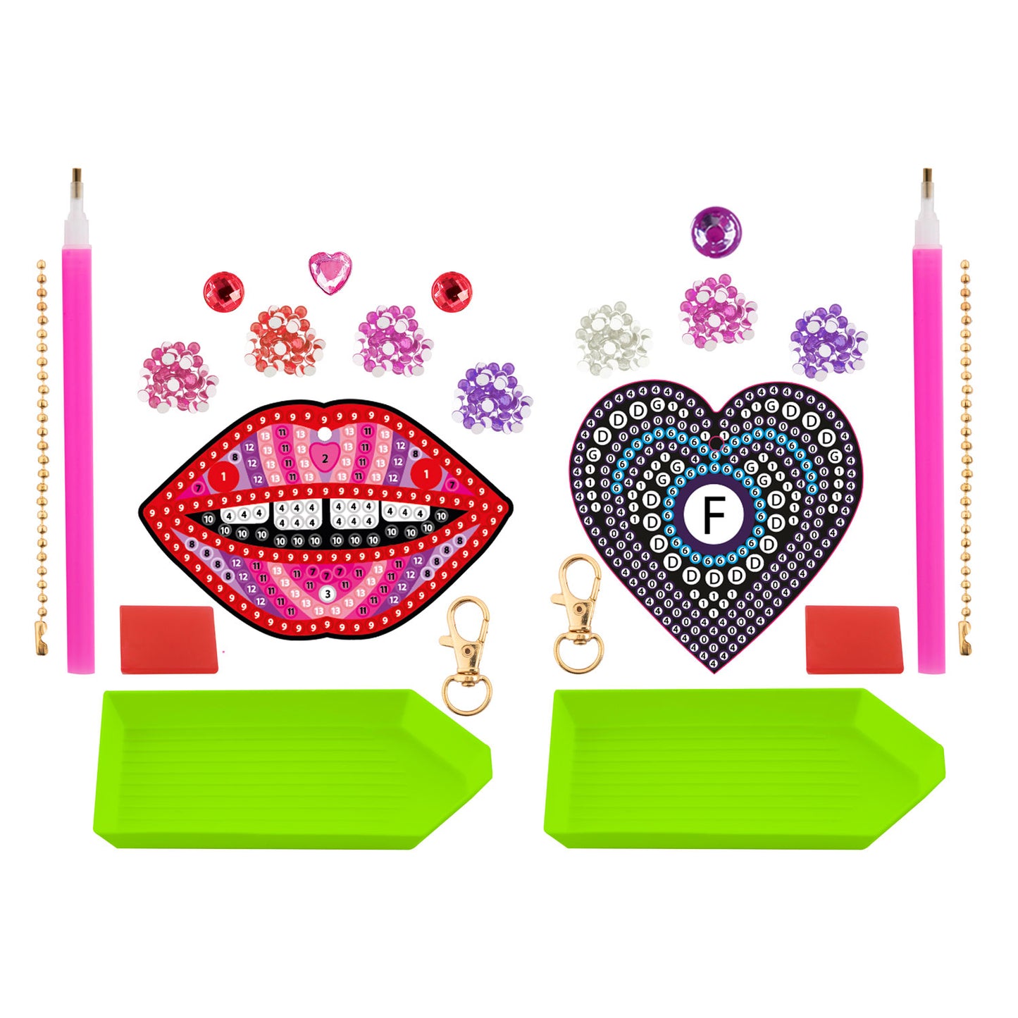 Make Kesties Diamond Painting Keeychain