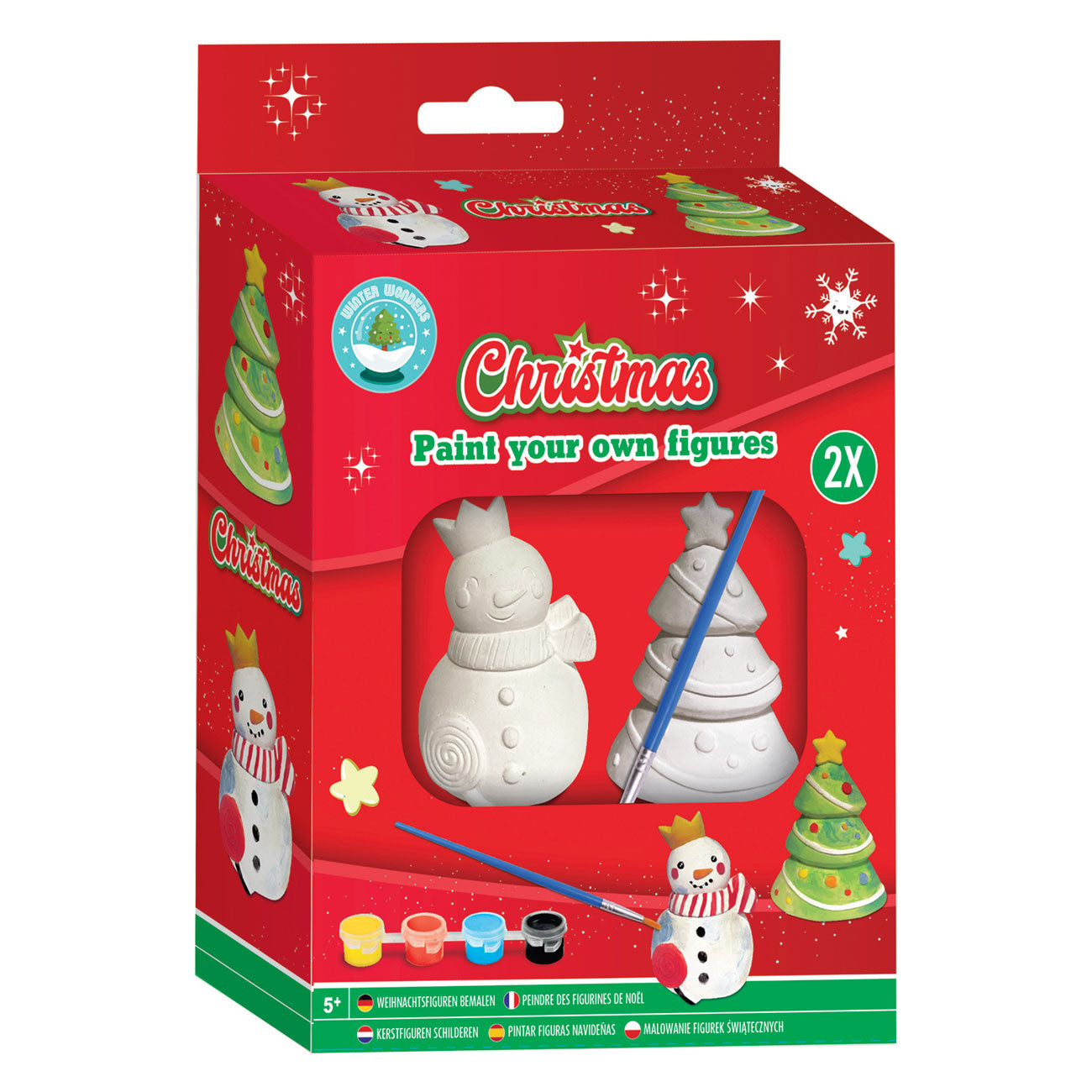 Grafix Painter Le tue figure di Natale, set di 2 pezzi