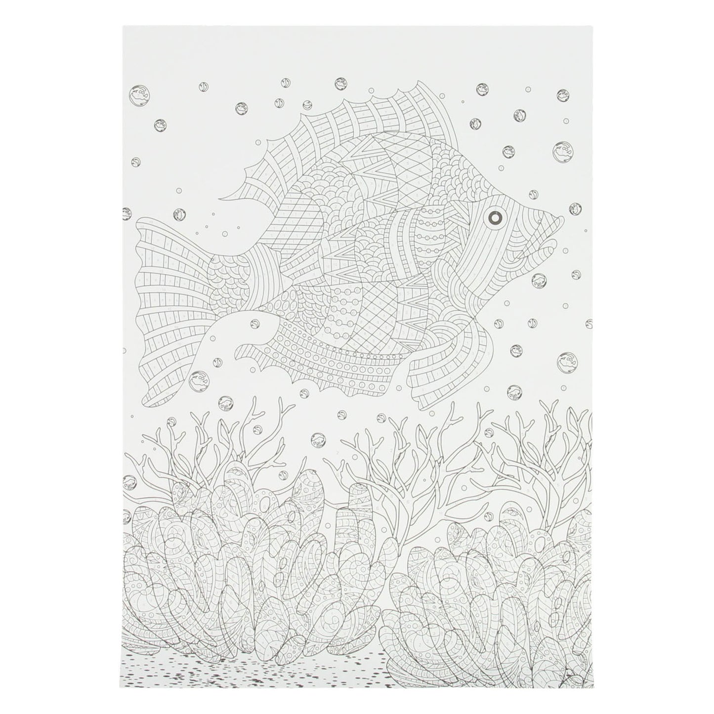 Colori per numero con 5 matite colorate