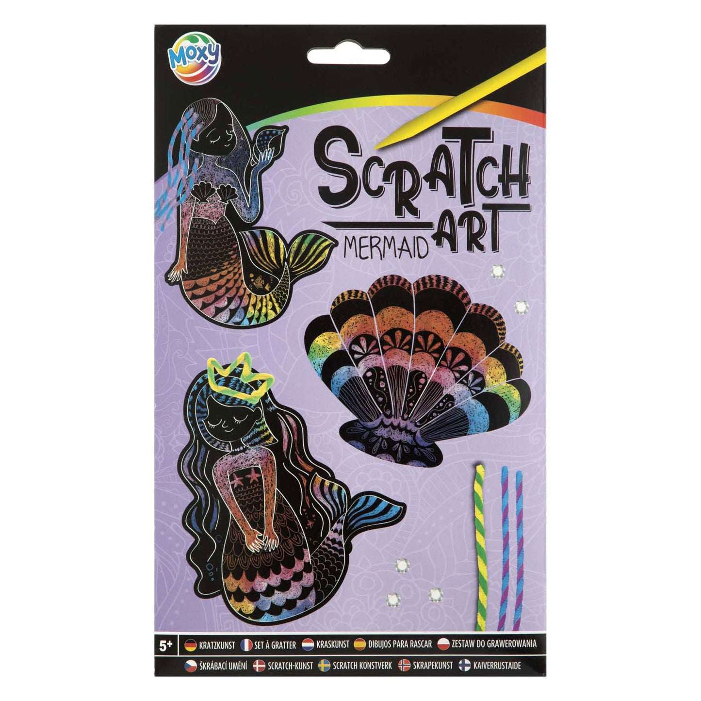 Gruppo di artigianato creativo crea la tua arte scratch