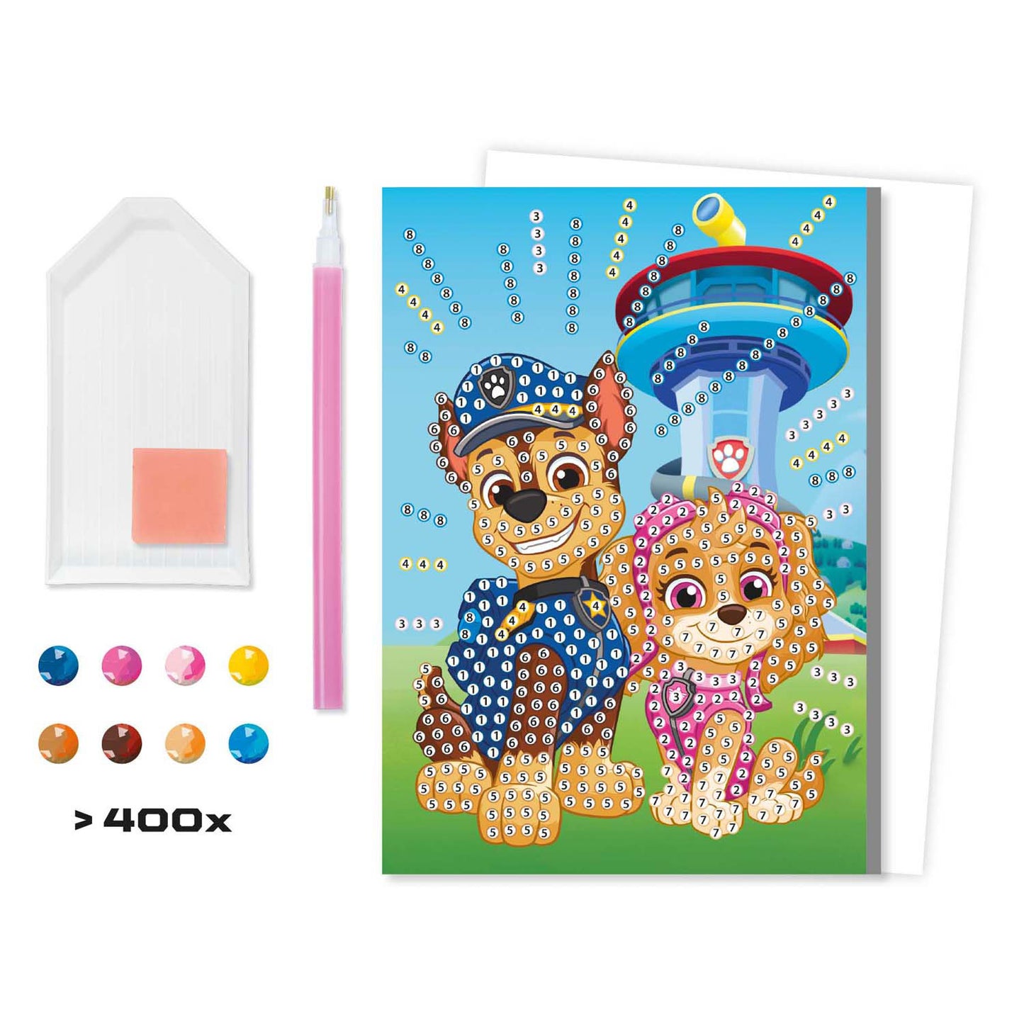 Gruppo artigianale creativo Diamond Painting Maps buste Paw Patrol