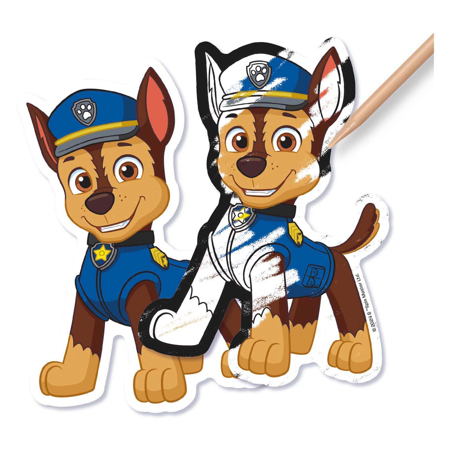 Gruppo di artigianato creativo Scratch Magneten Paw Patrol, 12dlg.