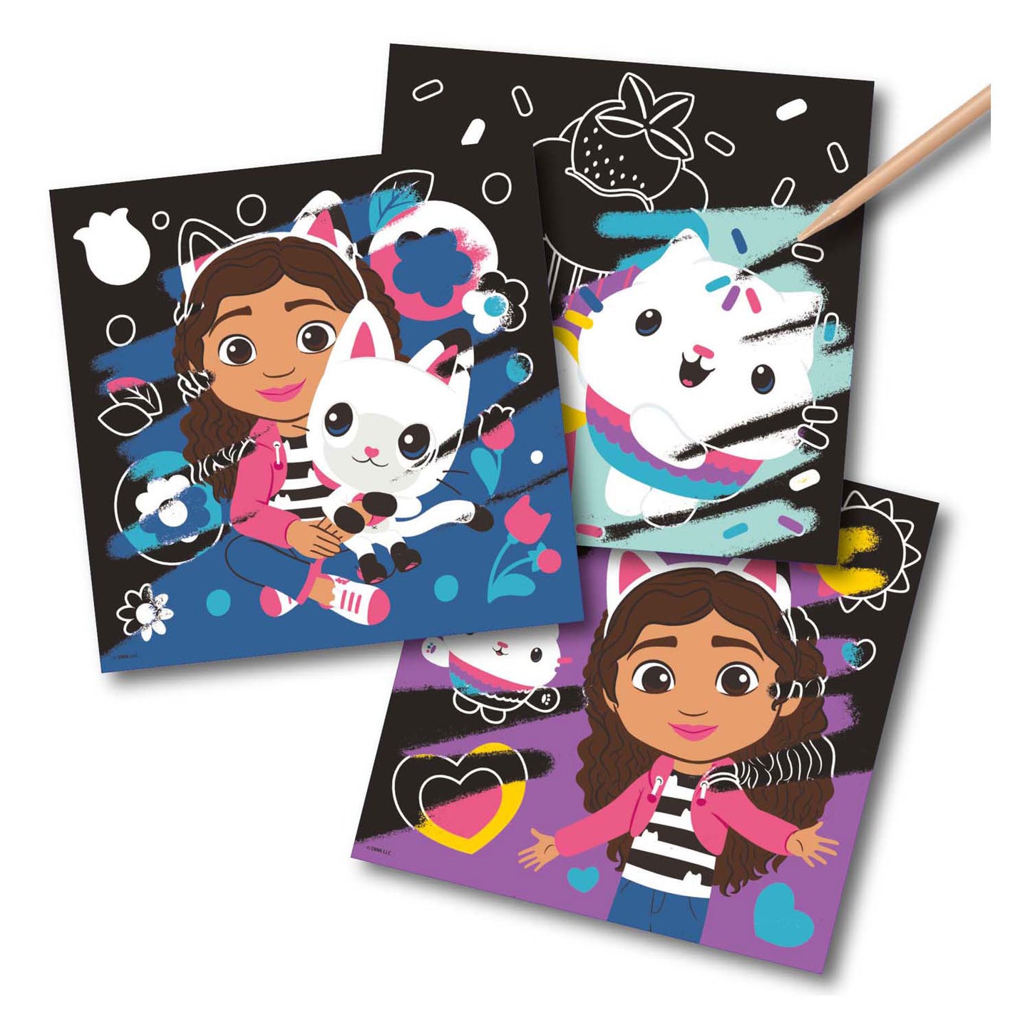 Scratch Creative Creative Craft Group Creative Gabby's Poppenhuis Set, 7DLG.