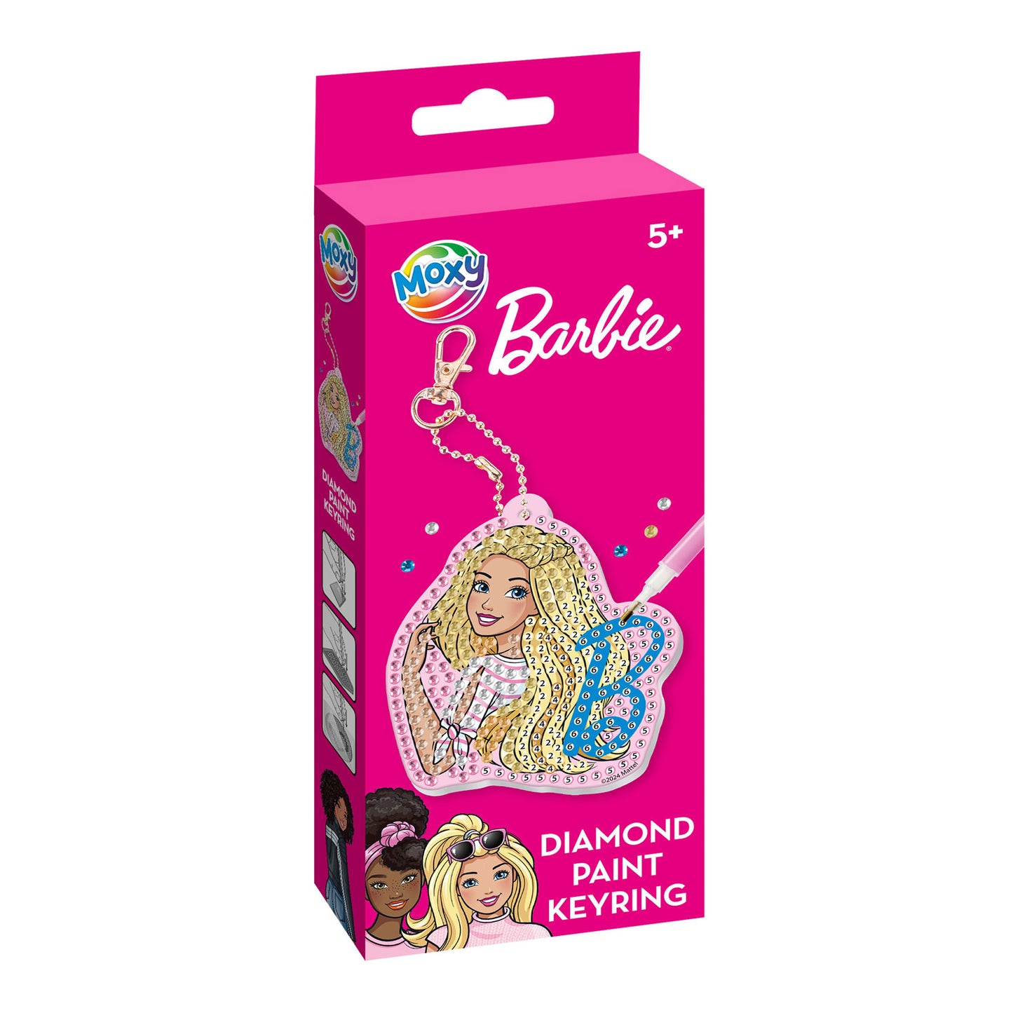 Gruppo di artigianato creativo Make Your Diamond Doloring Key Ring Barbie