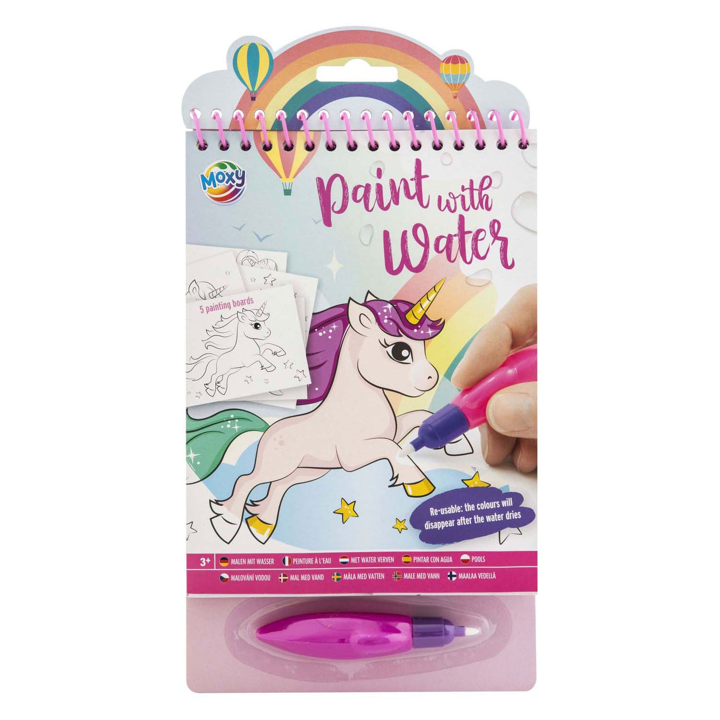 Dipingere con un unicorno dell'acqua