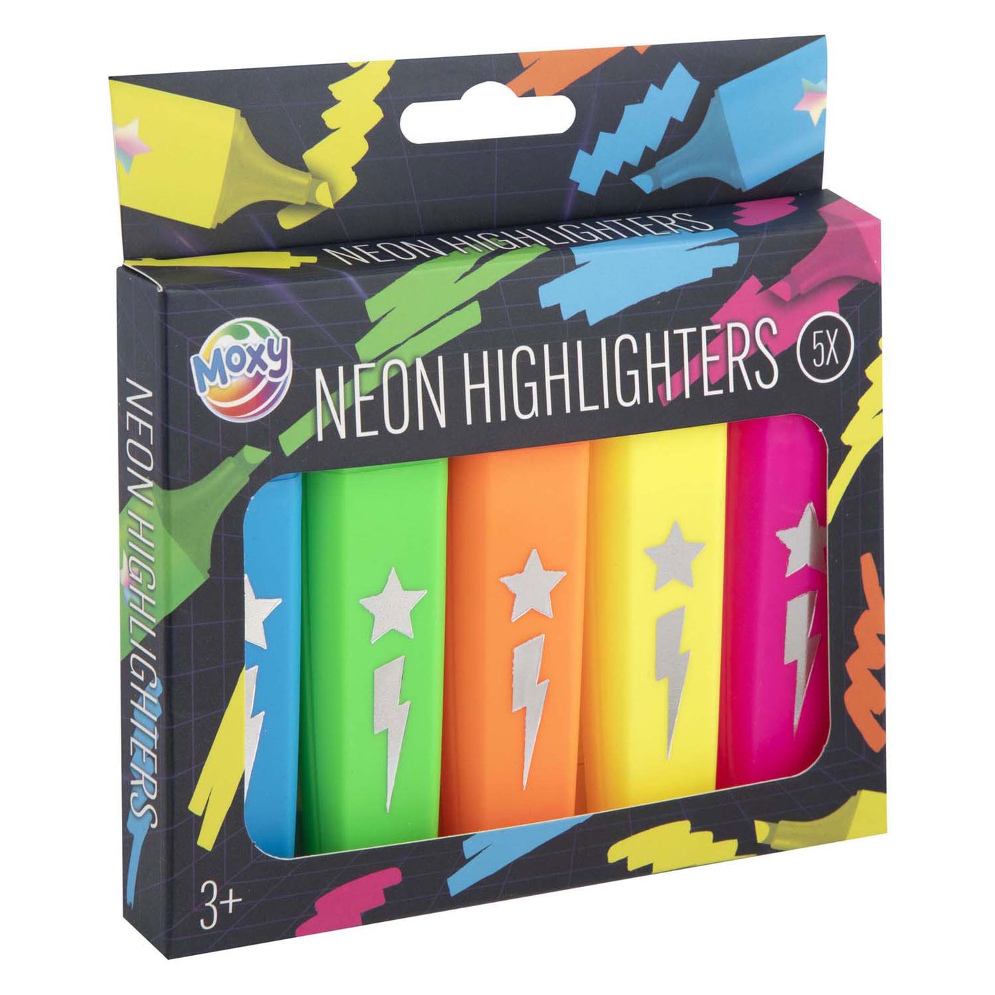 Creative Craft Group Marking Pens Neon, 5st.