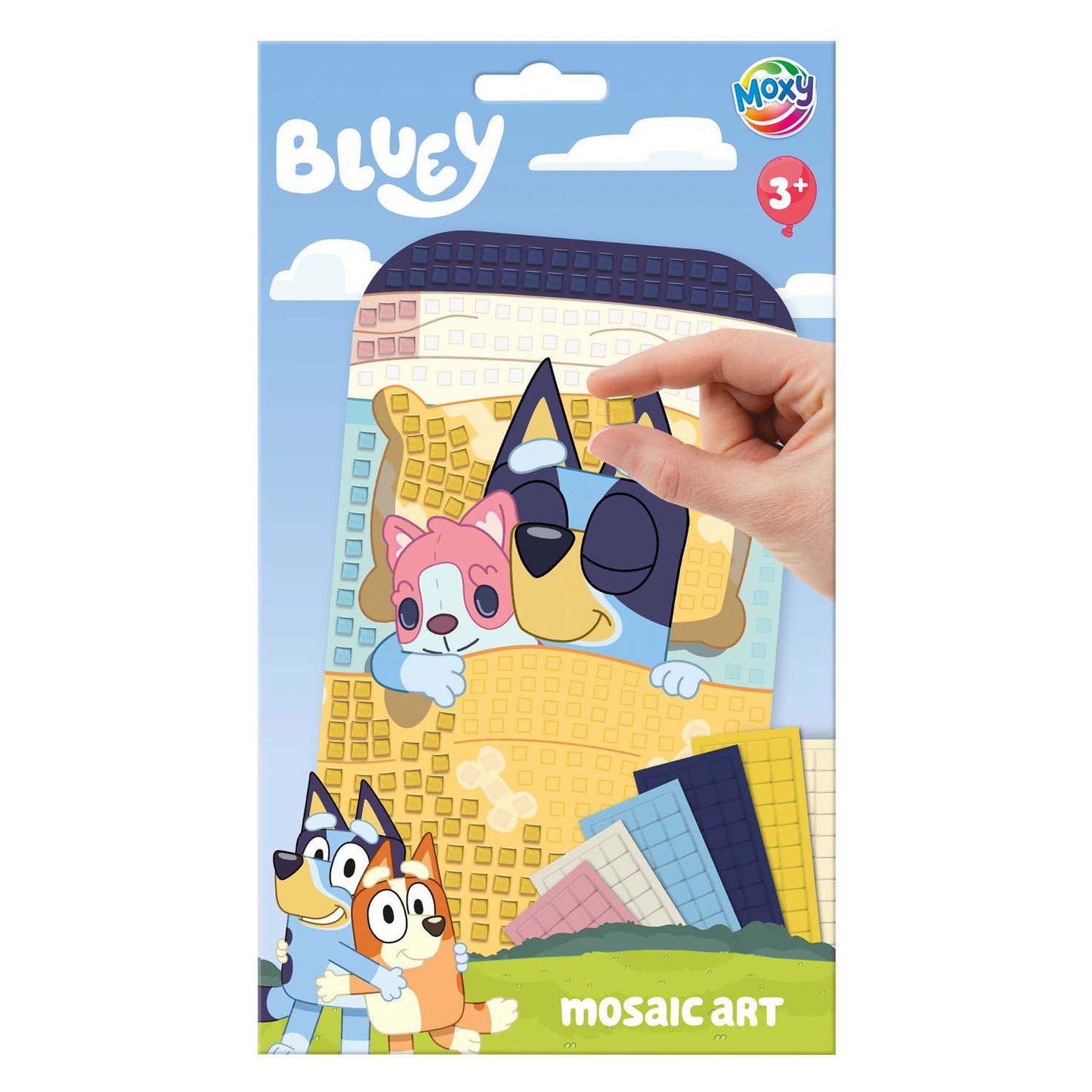 Gruppo artigianale creativo mosaico bluey art a5