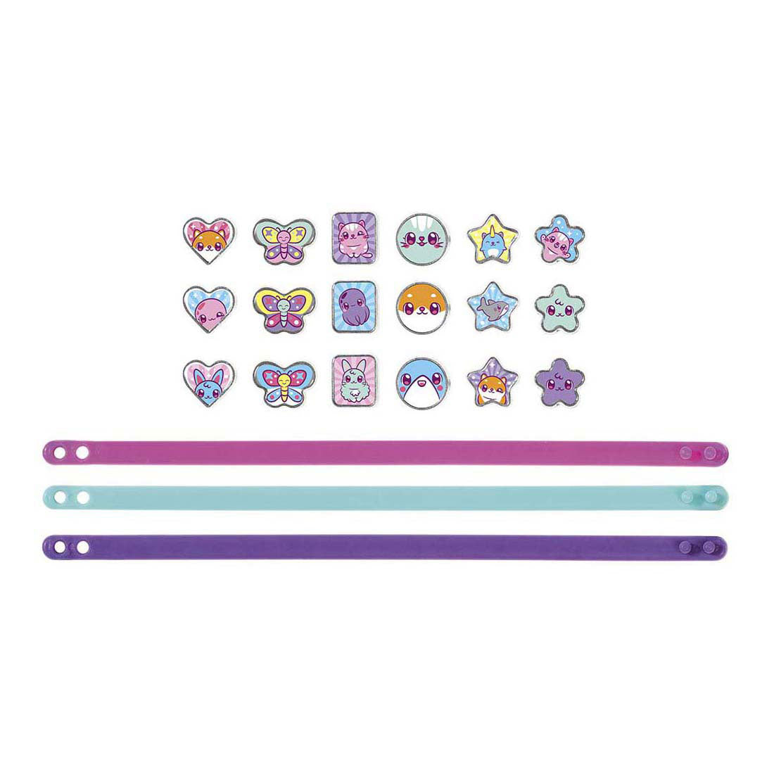 Mini mymy 3 bracciali 18 ciondoli