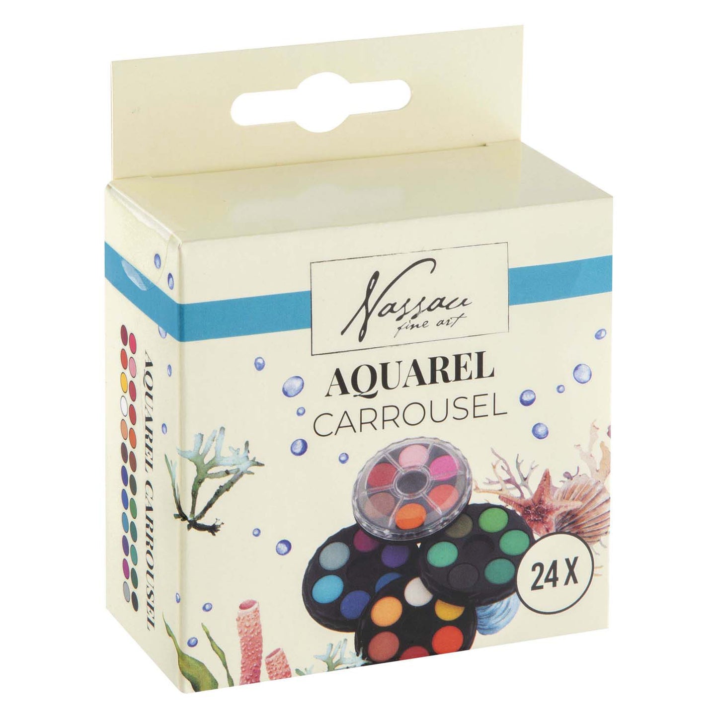 Carrusel de acuarelas de nassau de creative craft group - 24 colores