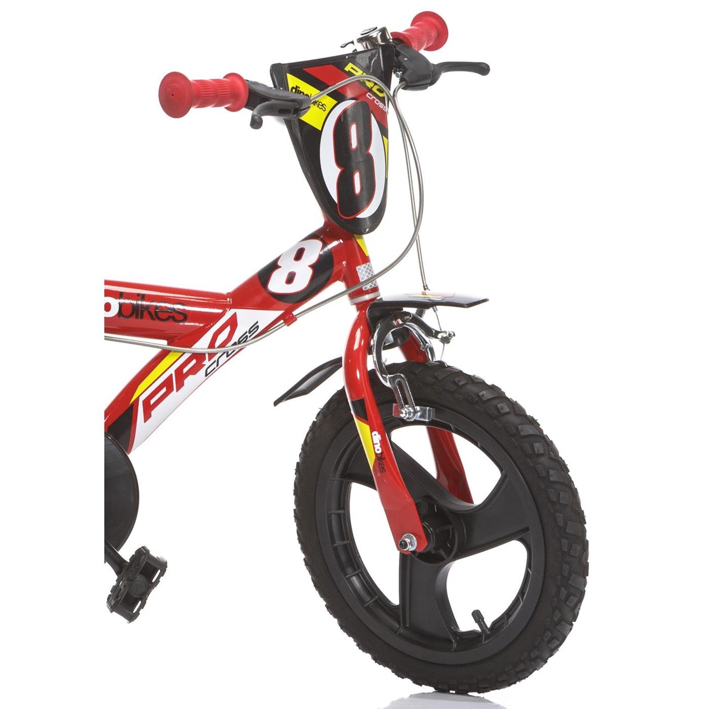 Dino Cross 16 pollici 27 cm ragazzi pizzicano rosso nero