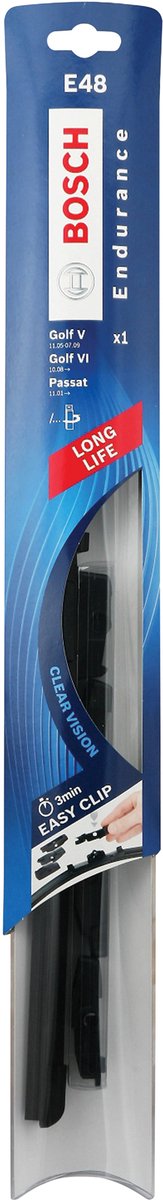 Escobilla limpiaparabrisas Bosch 1 pieza Endurance e48 475
