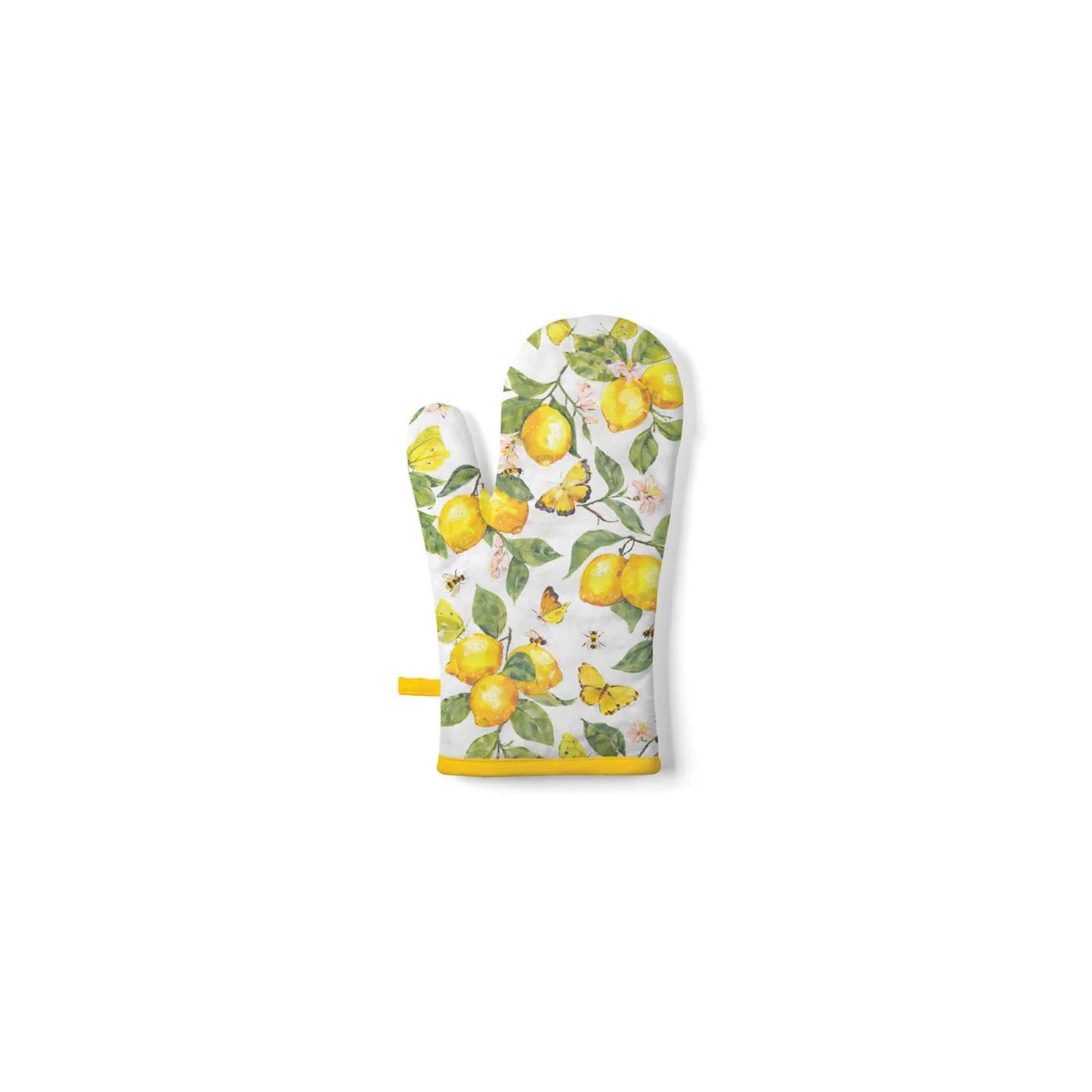 Guante de horno Ambiente limones frescos blanco