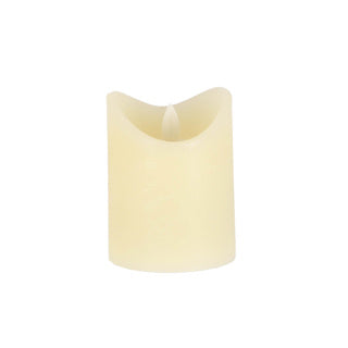 Vela LED Daily Home 7,5x10 cm crema | 4 piezas