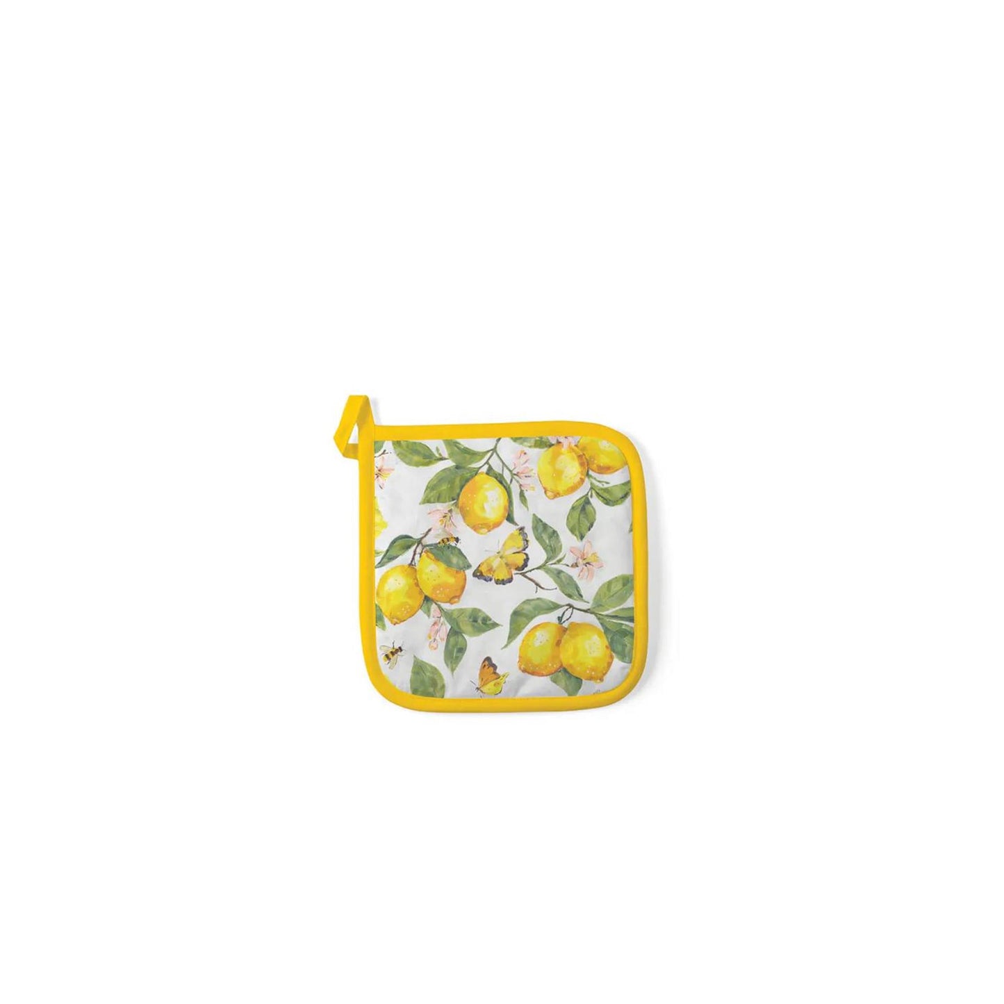 Ambiente macetero limones frescos blanco