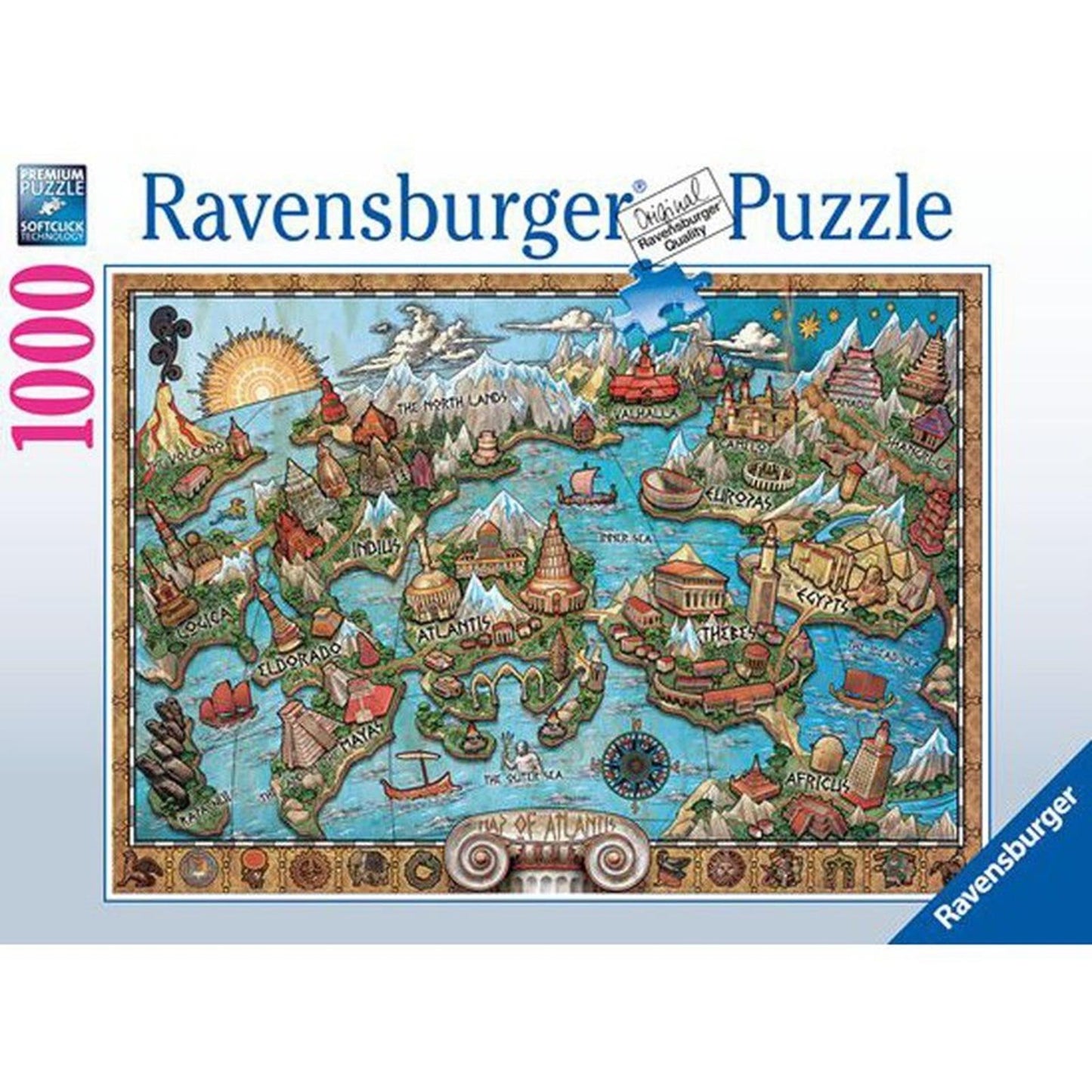 Ravensburger puzzle 1000pzs misteriosa atlantis