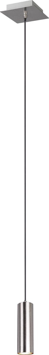Trio marley - hanglamp - nikkel mat - excl. 1x gu10 35w - aanpasbaar in hoogte