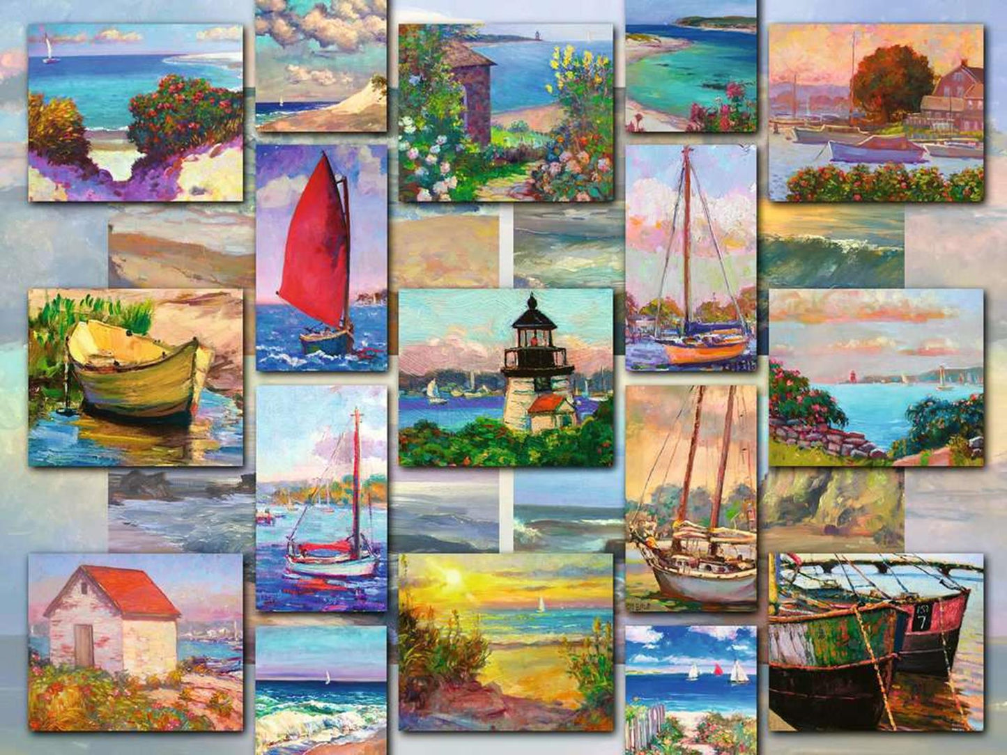 Puzzle Ravensburger collage costiero