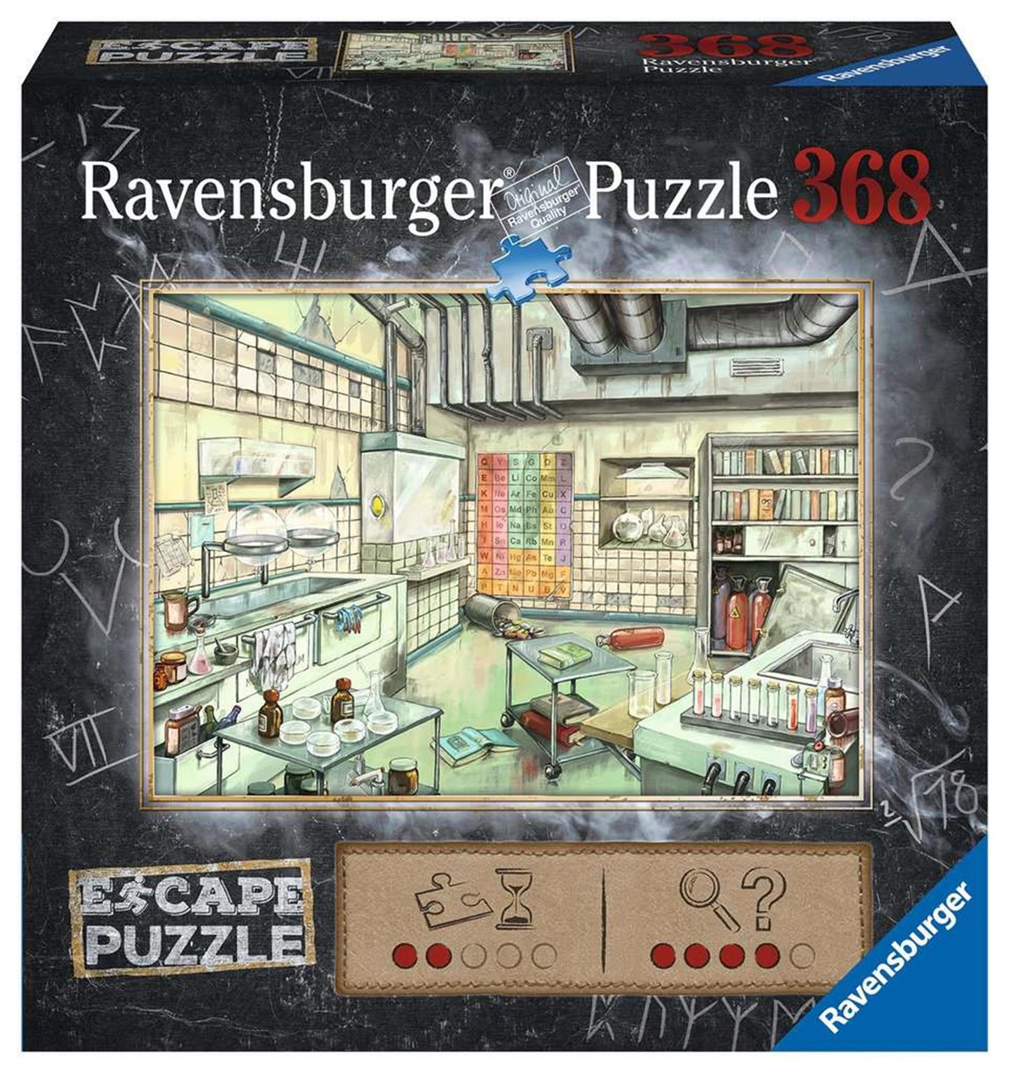 Laboratorio di chimica del puzzle di fuga Ravensburger