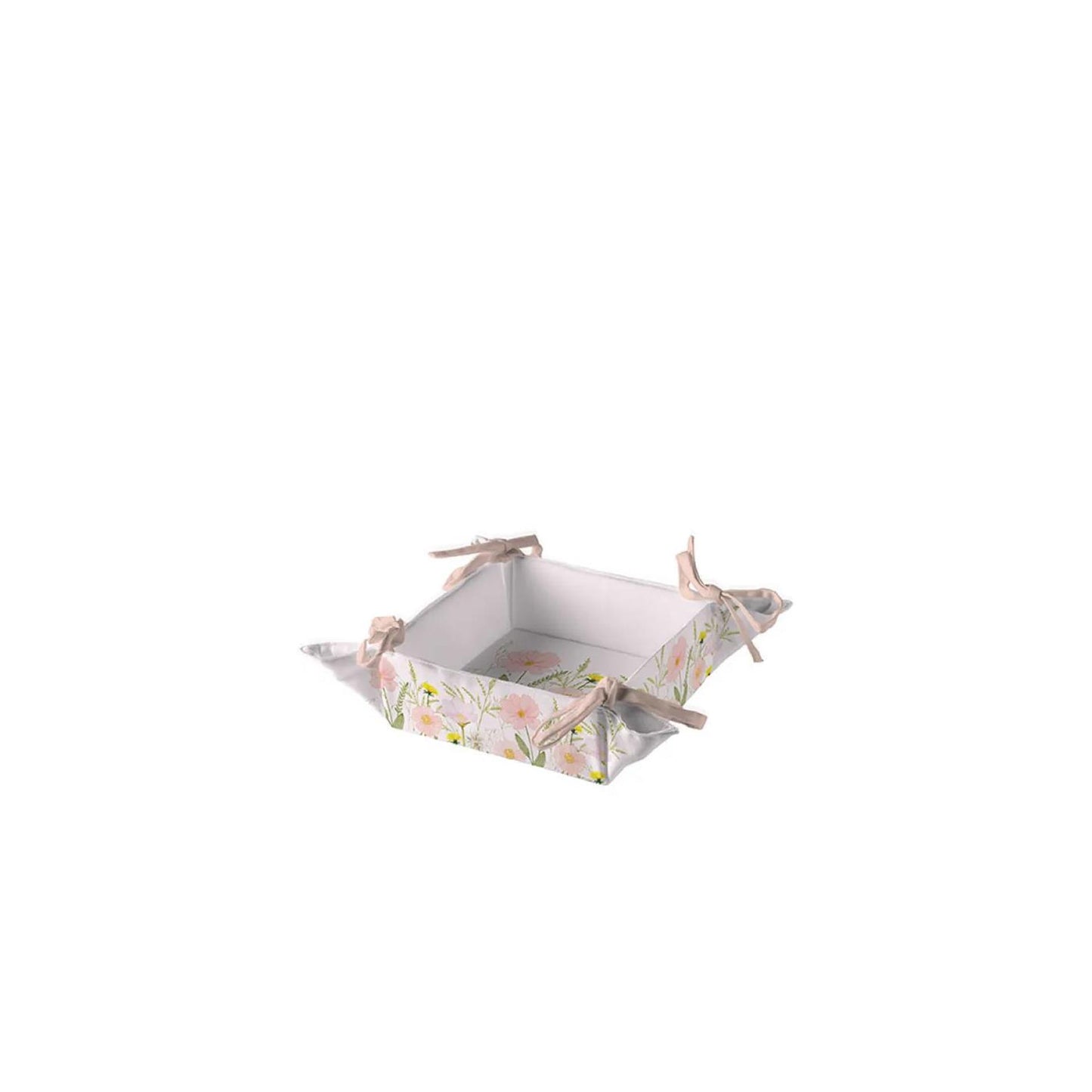 Ambiente panera flores pastel rosa