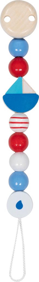 Cadena para chupete Goki - barco - l21cm - madera