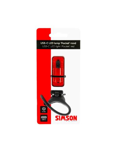 SIMSON SHEATHIGHT POCKIGHT USB-C ROOD