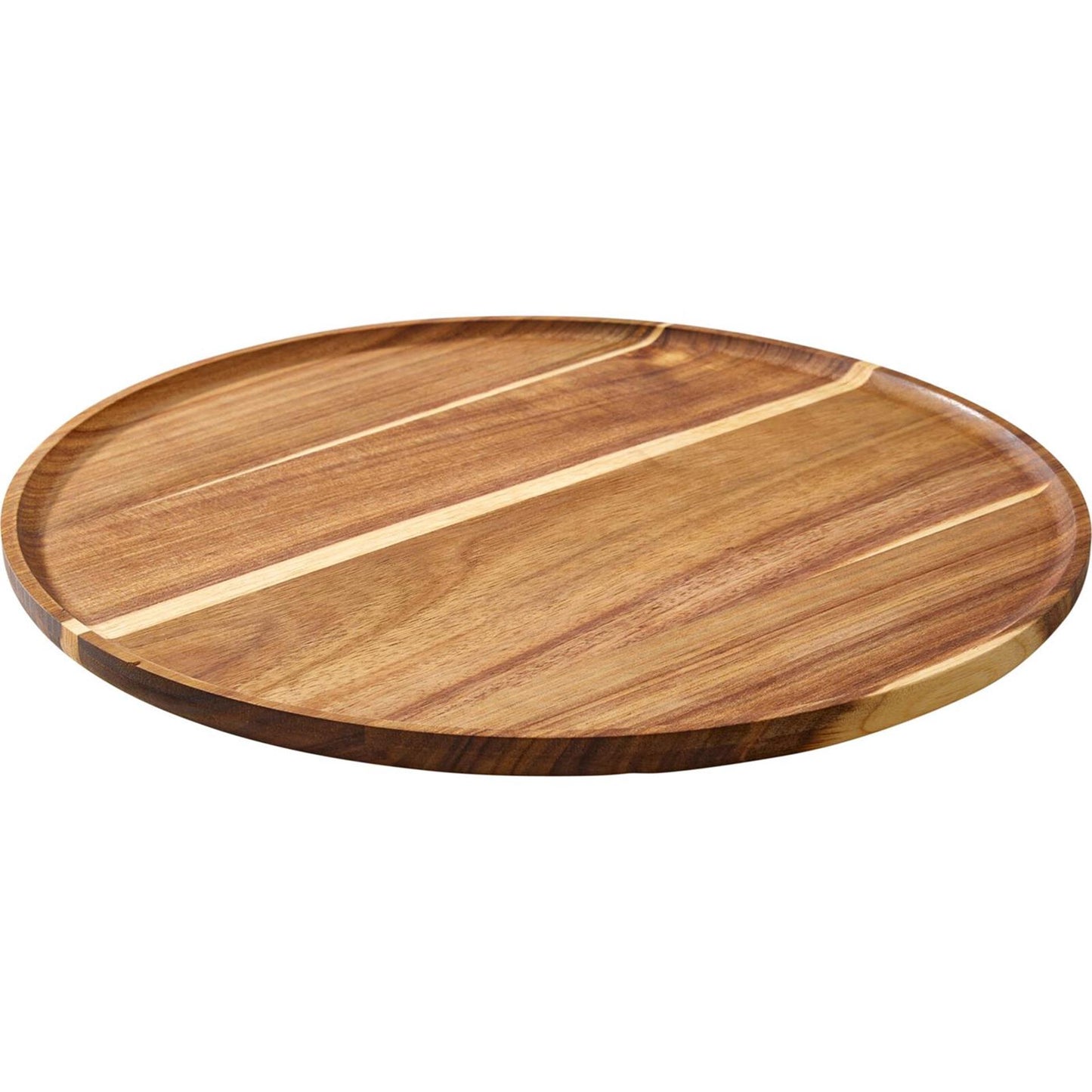 Eccellente tagliere per casalinghi in acacia ø35x1,5cm