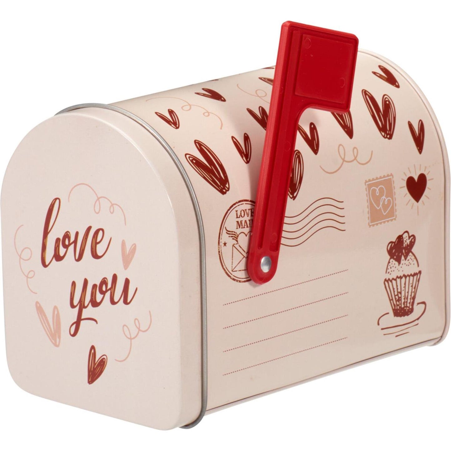 Cassetta delle lettere in latta per riporre lo stile domestico, San Valentino