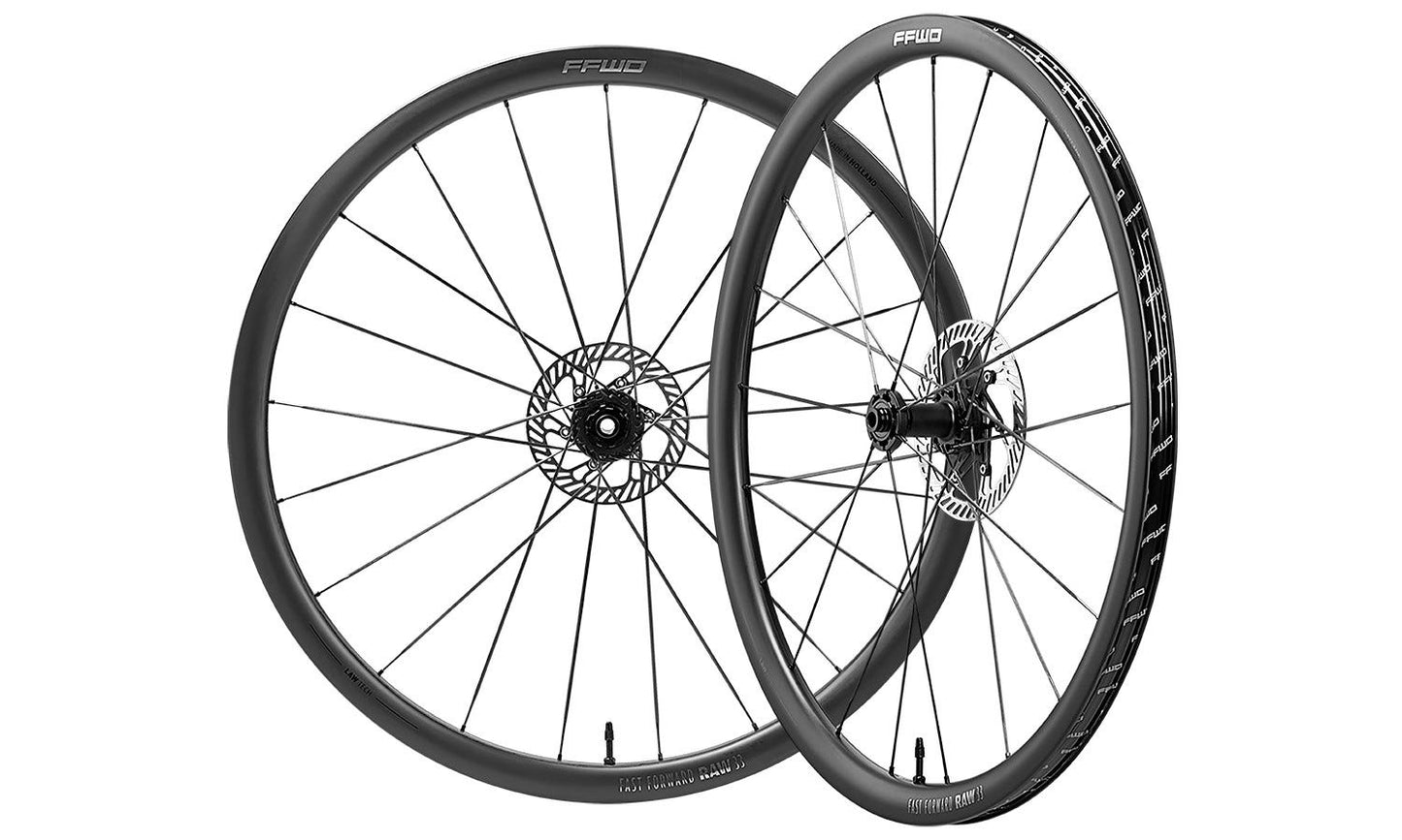Shimano ffwd wielset raw33 ffc 33mm matt 12mm ta