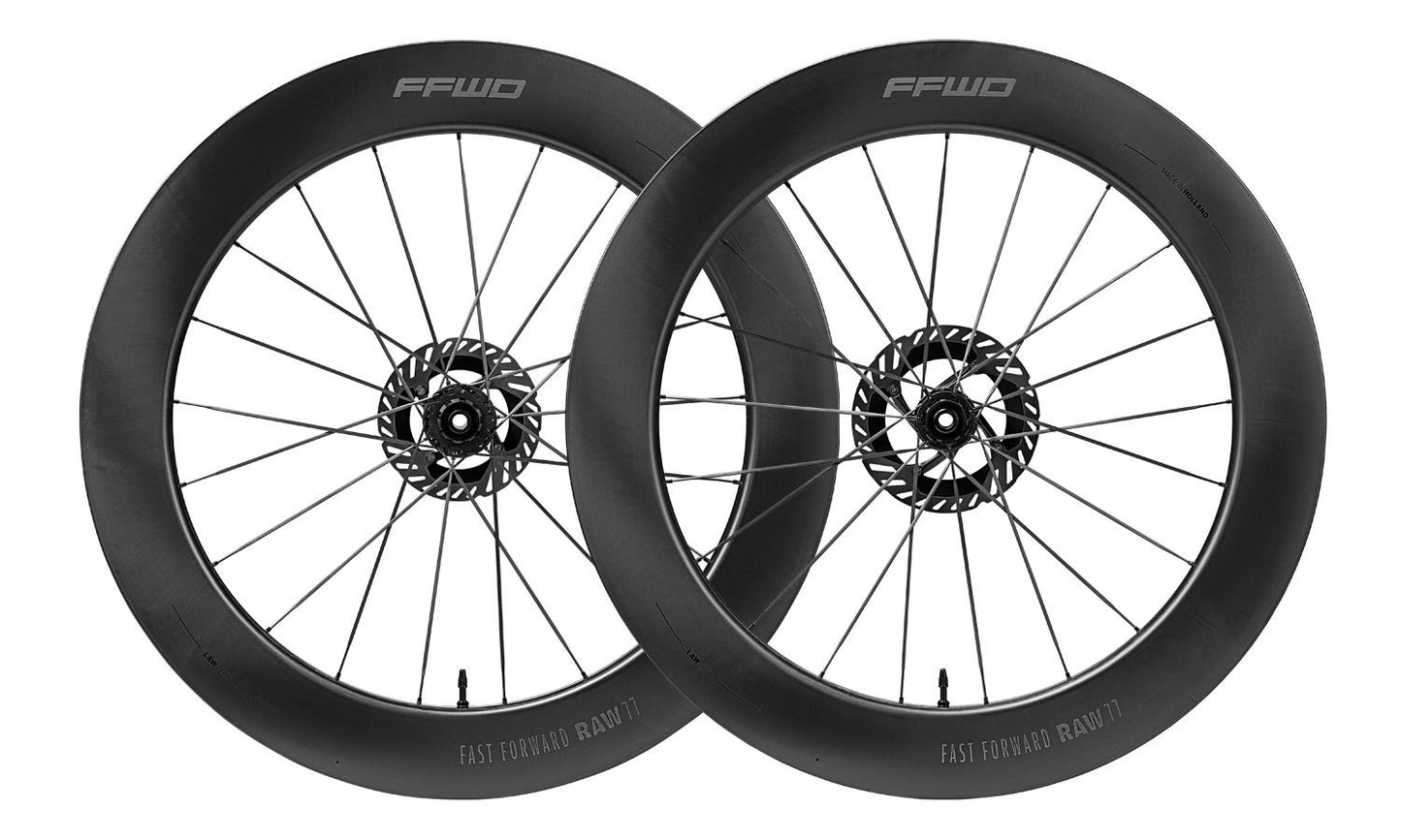 Sram ffwd wielset raw77 fcc 77mm 2:1 ceramicspeed 12sp xdr matt black