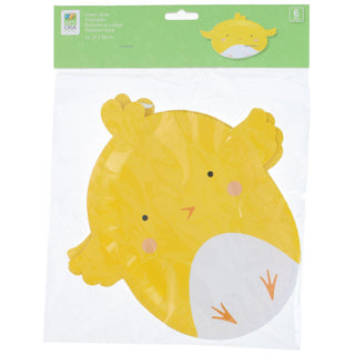 Pic placa de papel de Pascua 6 piezas