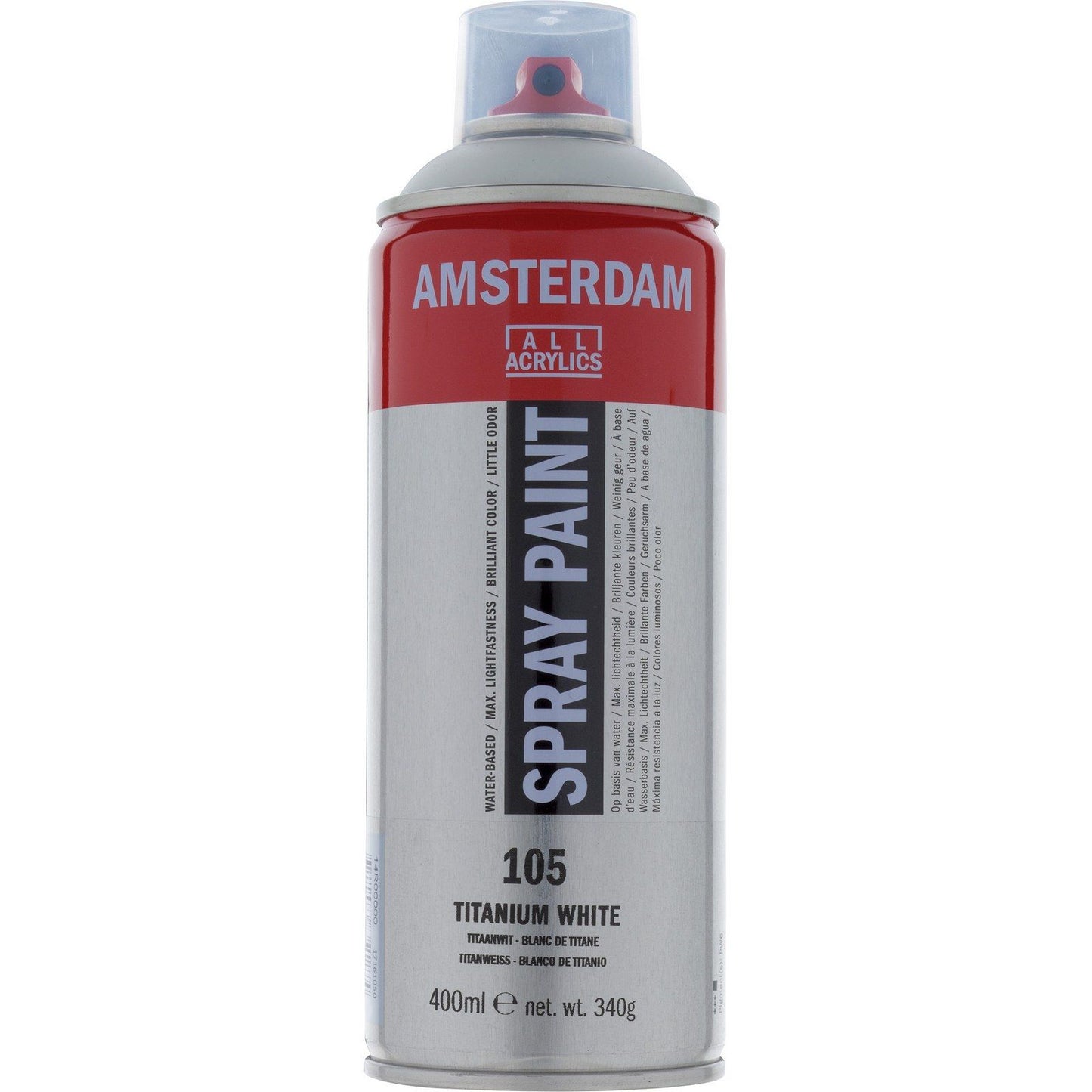 Amsterdam todos los acrílicos amsterdam • pintura en aerosol blanco titanio 105 400ml