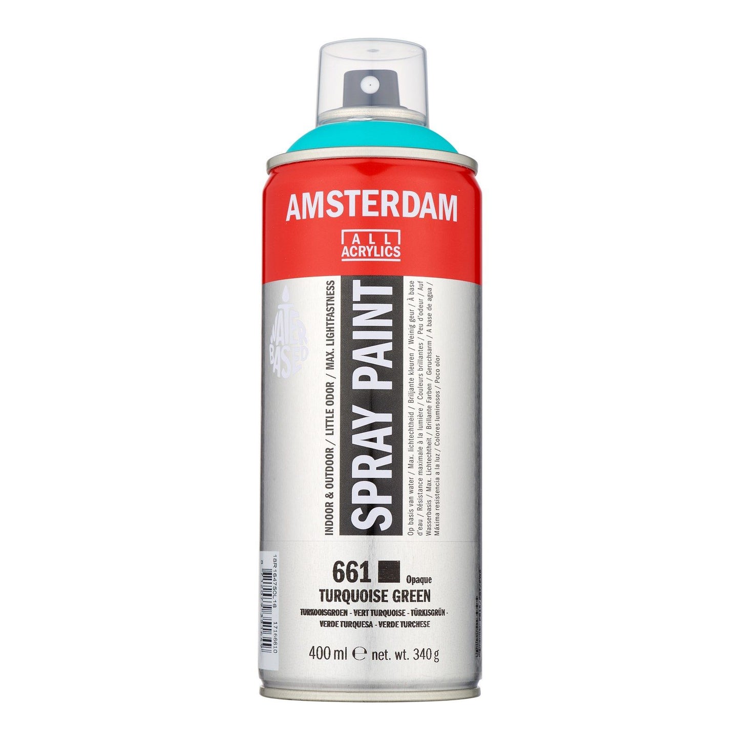 Amsterdam todos los acrílicos amsterdam • pintura en aerosol verde turquesa 661 400ml