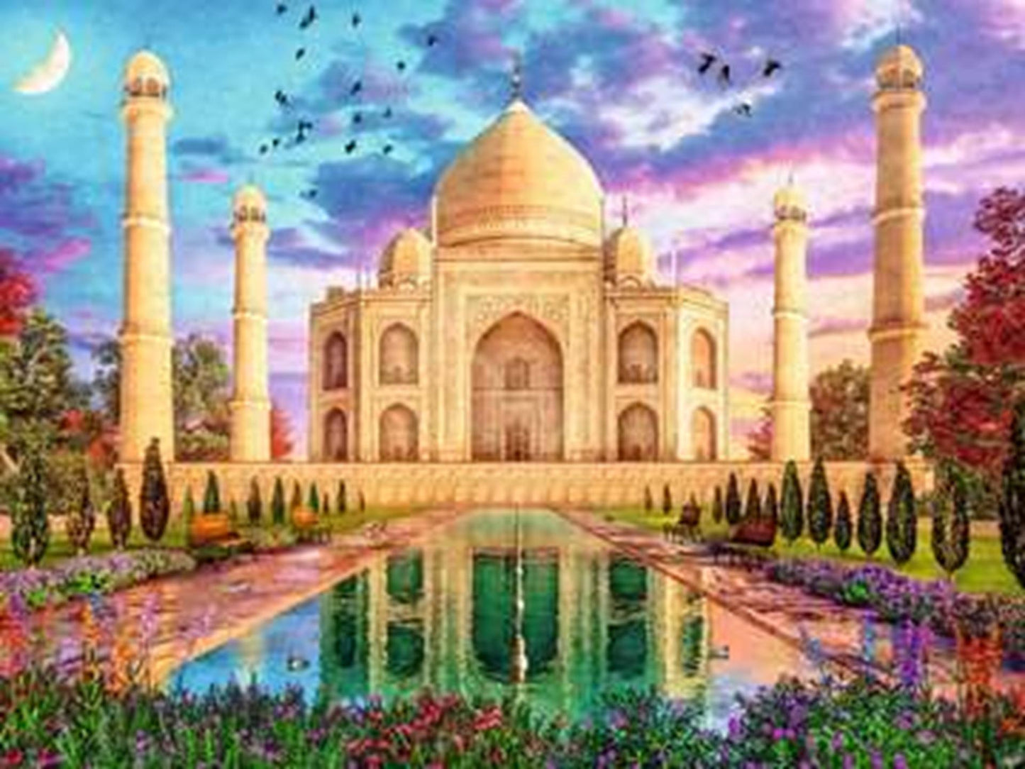 Puzzle Ravensburger incantevole Taj Mahal 1500 pezzi