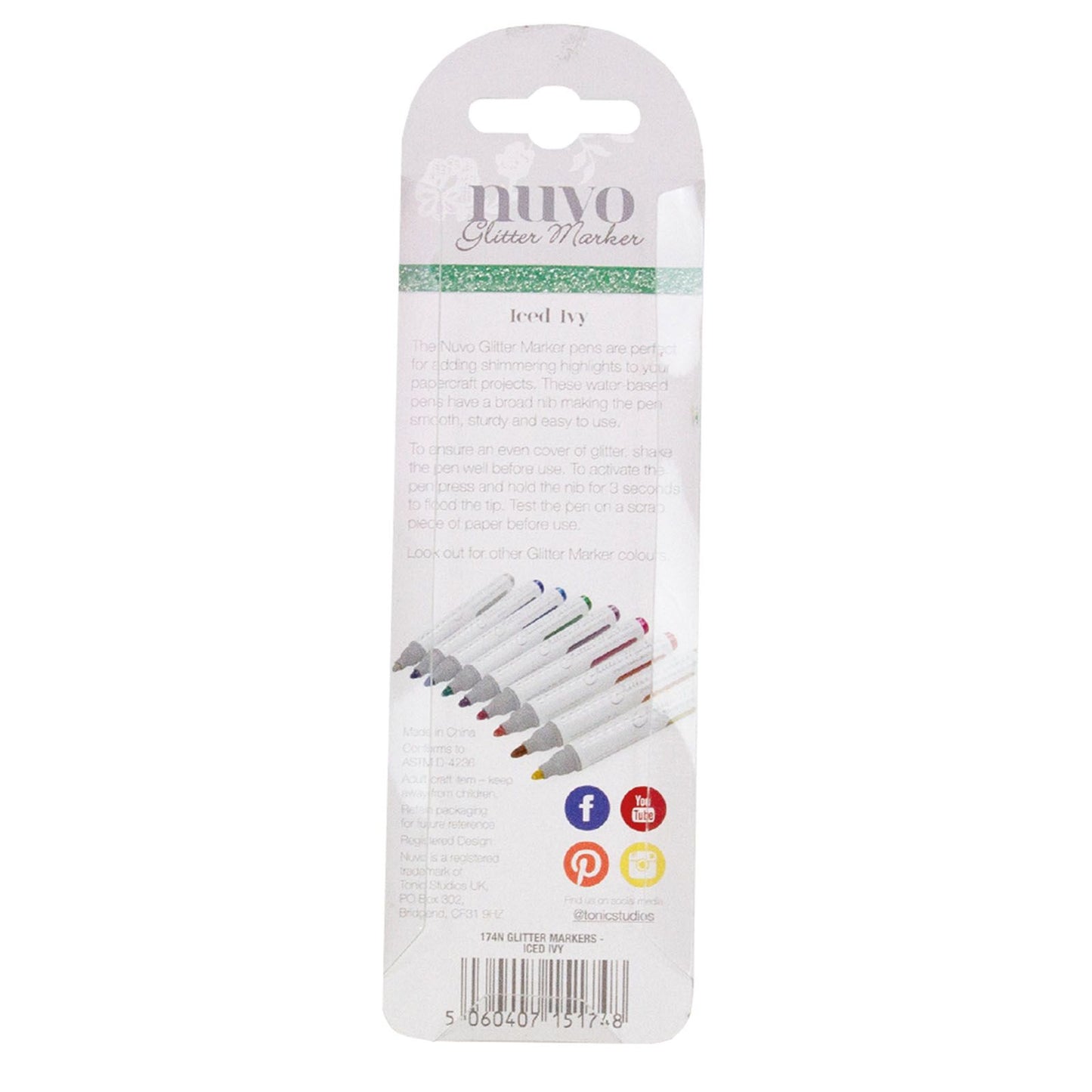 Nuvo di tonic studios nuvo • pennarello glitter Iced Ivy
