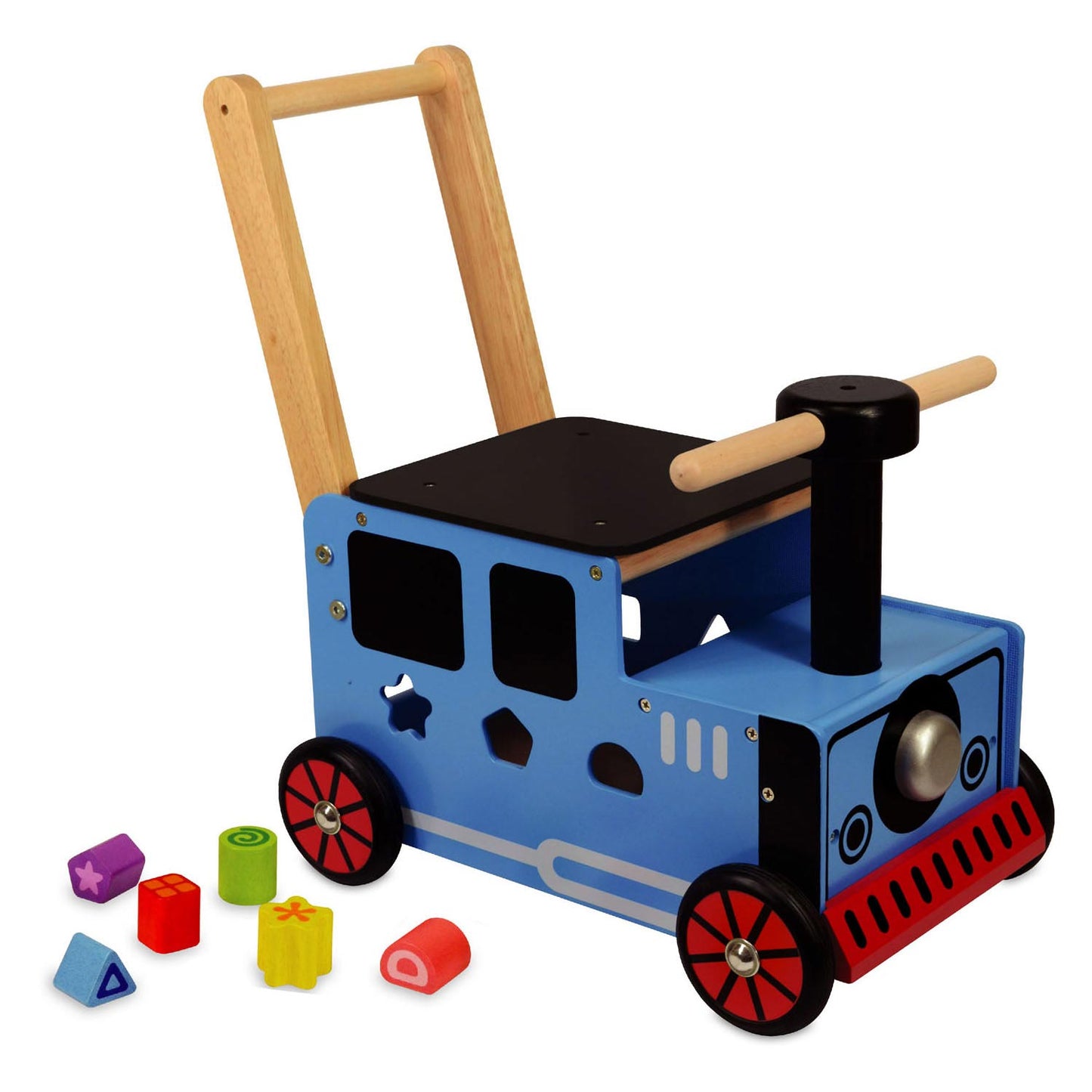 Sono un vagone per push del giro giocattolo e il blu junior blu junior