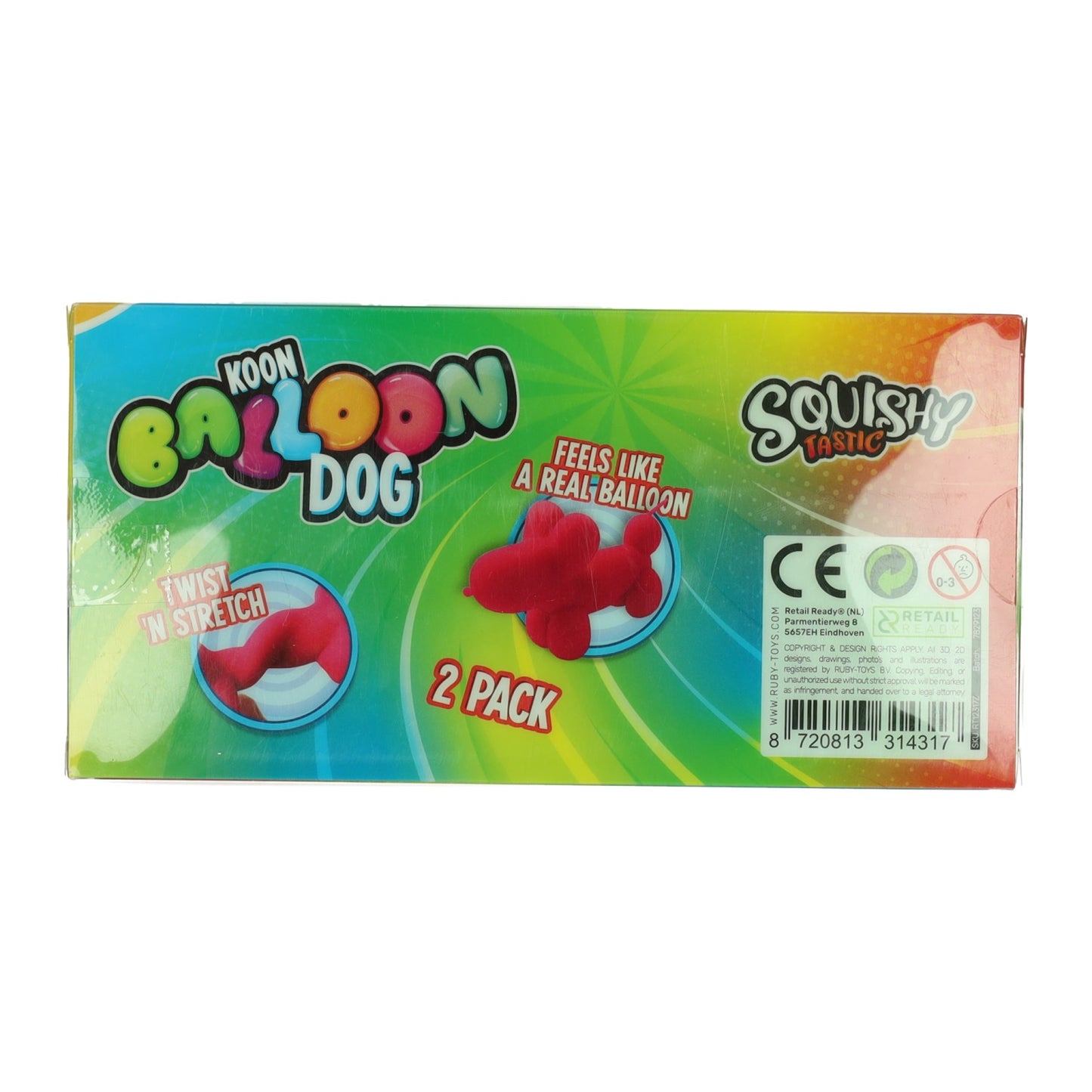 squishy cani palloncino Koon - 2 pz