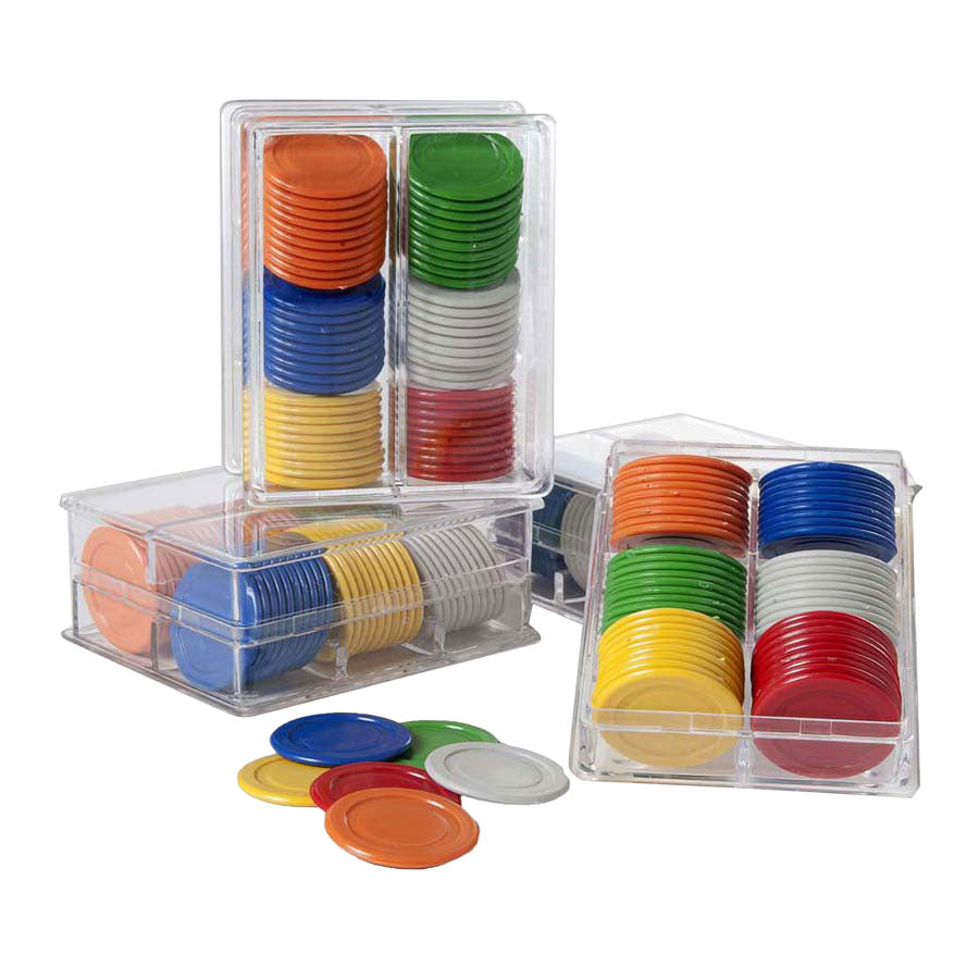 Chips 25mm 240 pezzi colori diversi