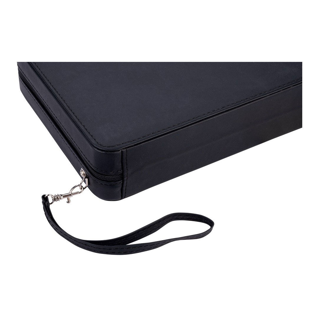 Gioco da viaggio backgammon Engelhart con cerniera - nero