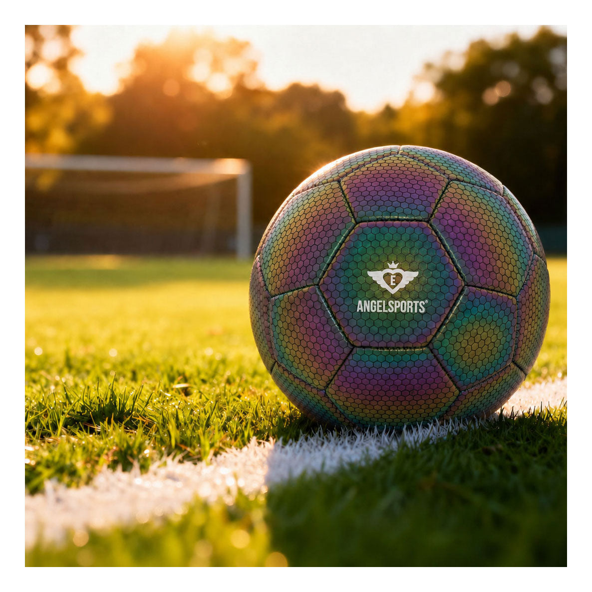 Il calcio si illumina al buio
