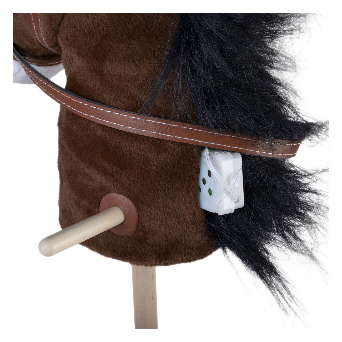 Caballo de madera marrón - 95cm